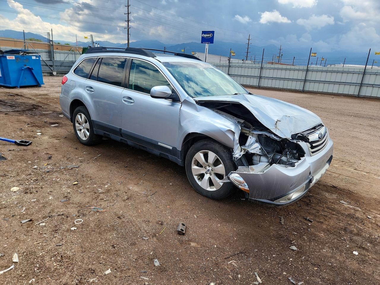 2012 Subaru Outback 3.6r Limited Silver vin: 4S4BRDKC6C2273218