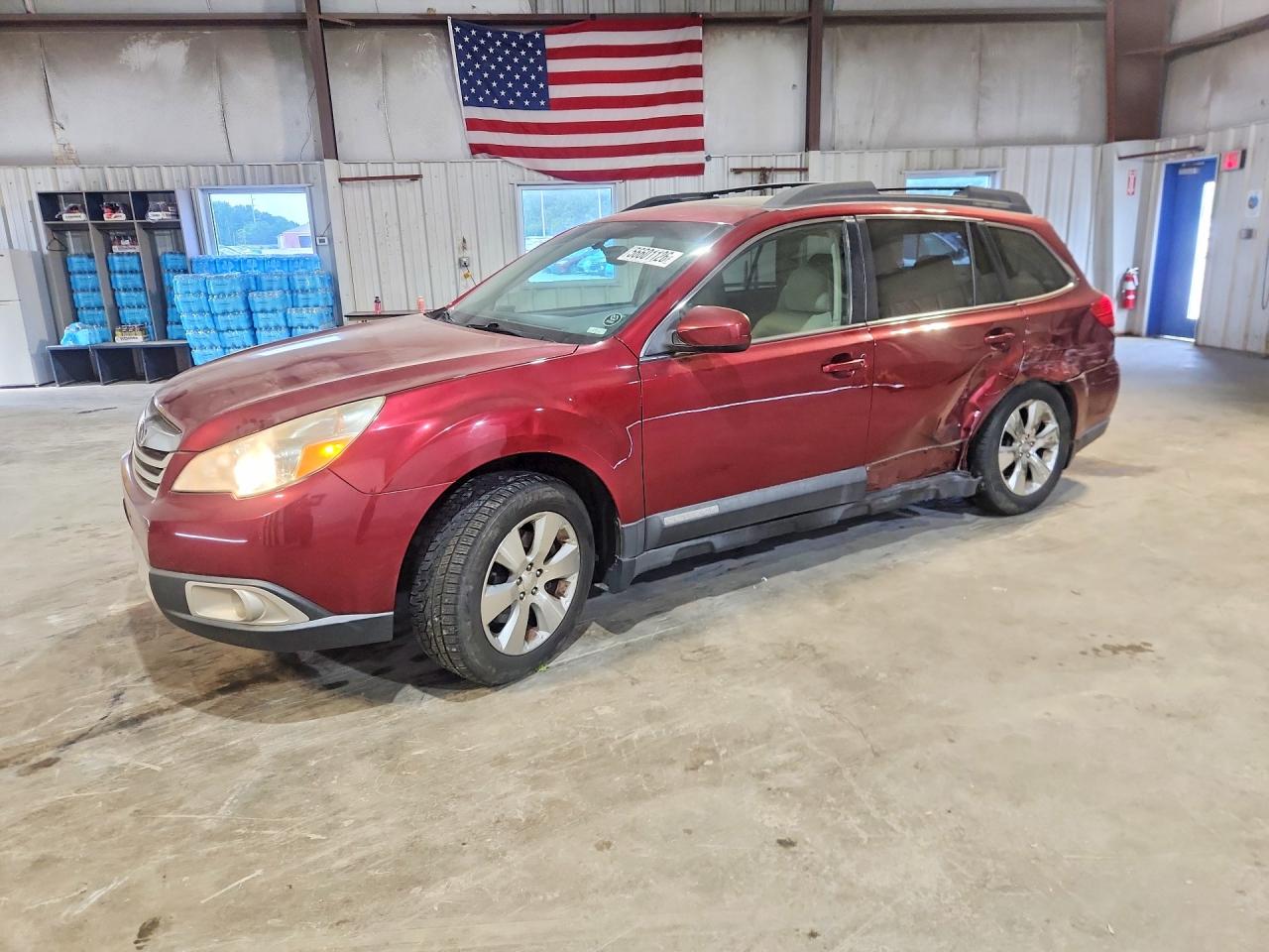 2011 Subaru Outback 3.6r Limited Red vin: 4S4BRDKC7B2399246