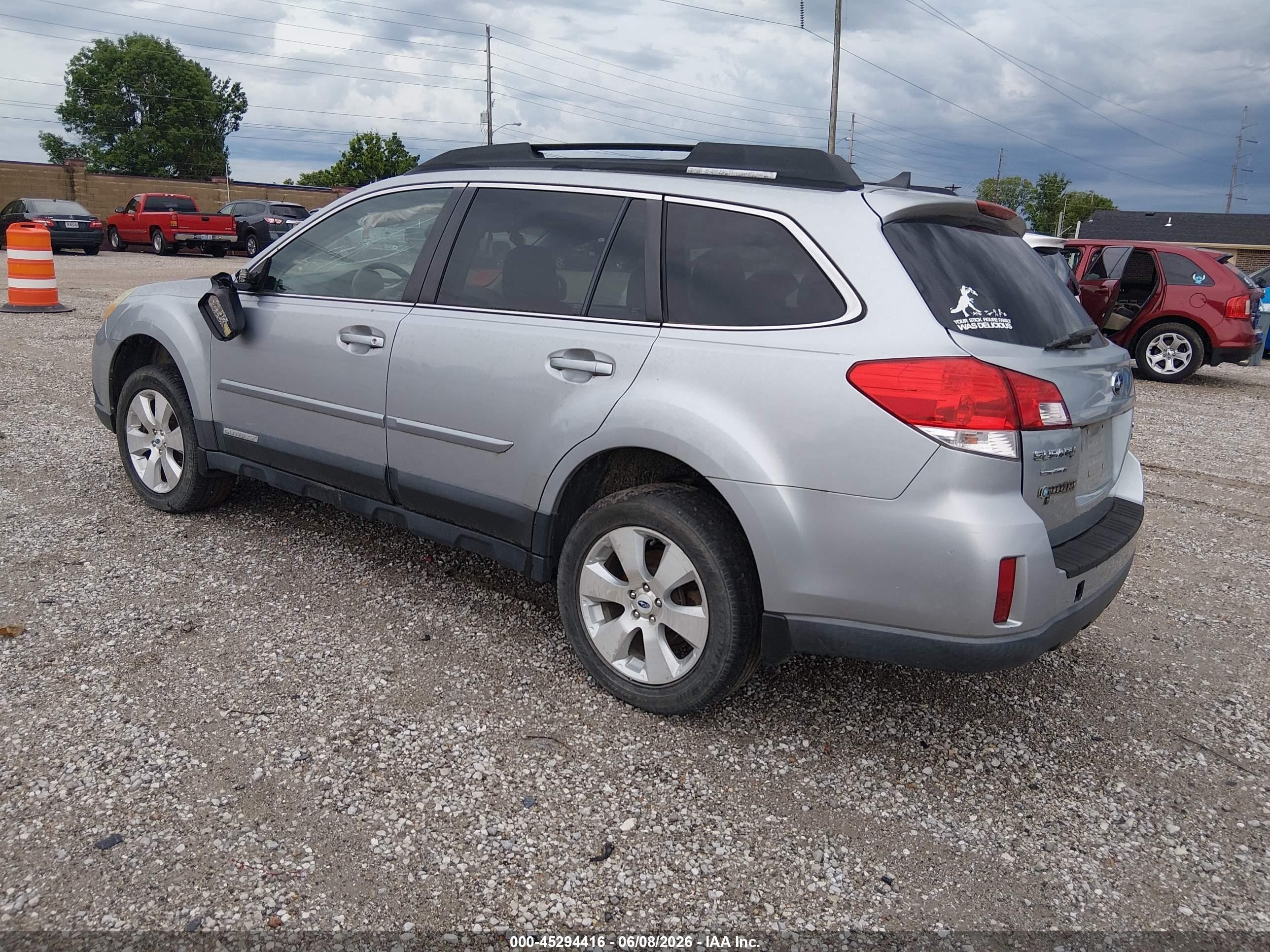 2012 Subaru Outback 3.6r Limited Silver vin: 4S4BRDKC7C2221709