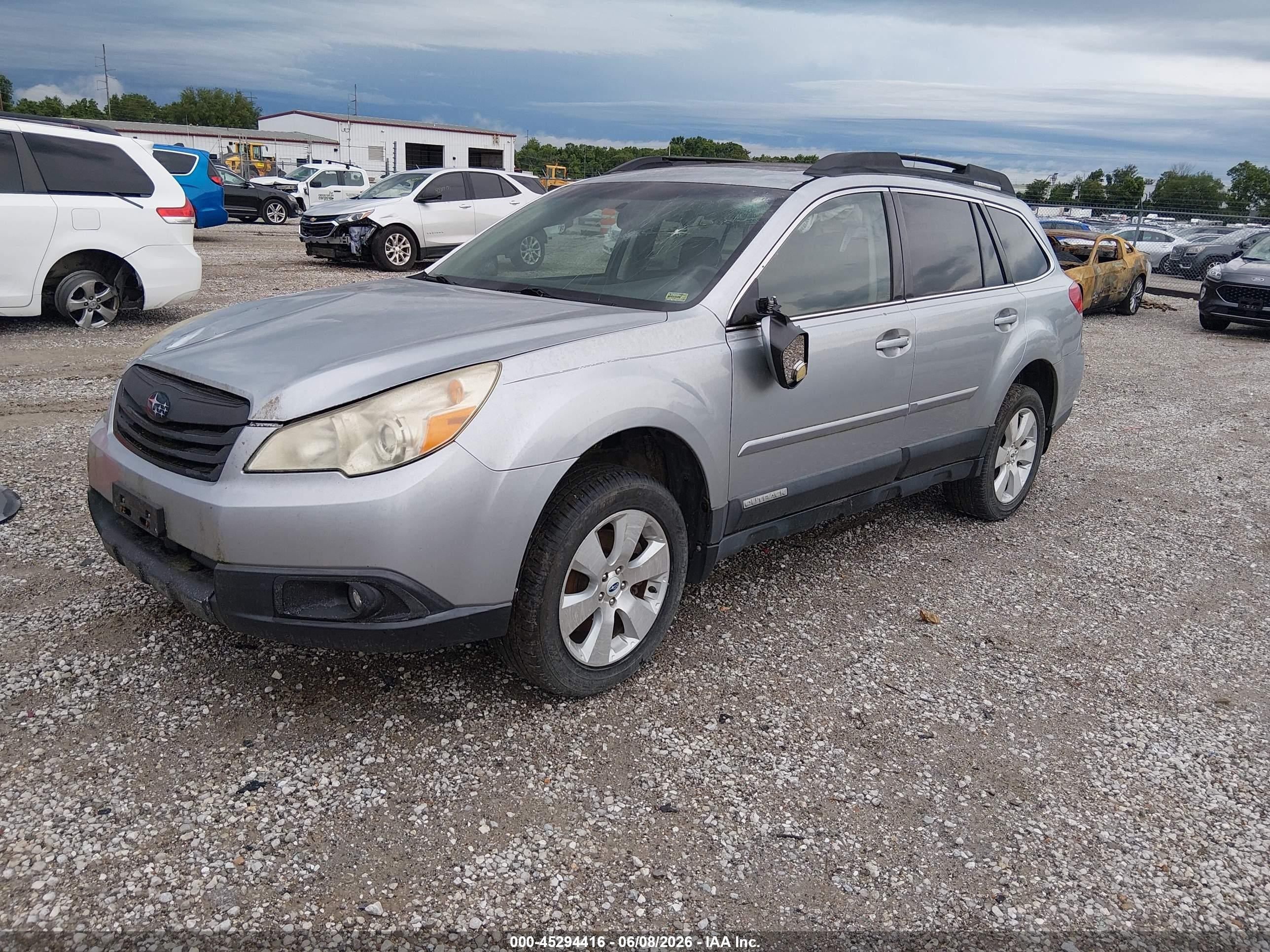 2012 Subaru Outback 3.6r Limited Silver vin: 4S4BRDKC7C2221709