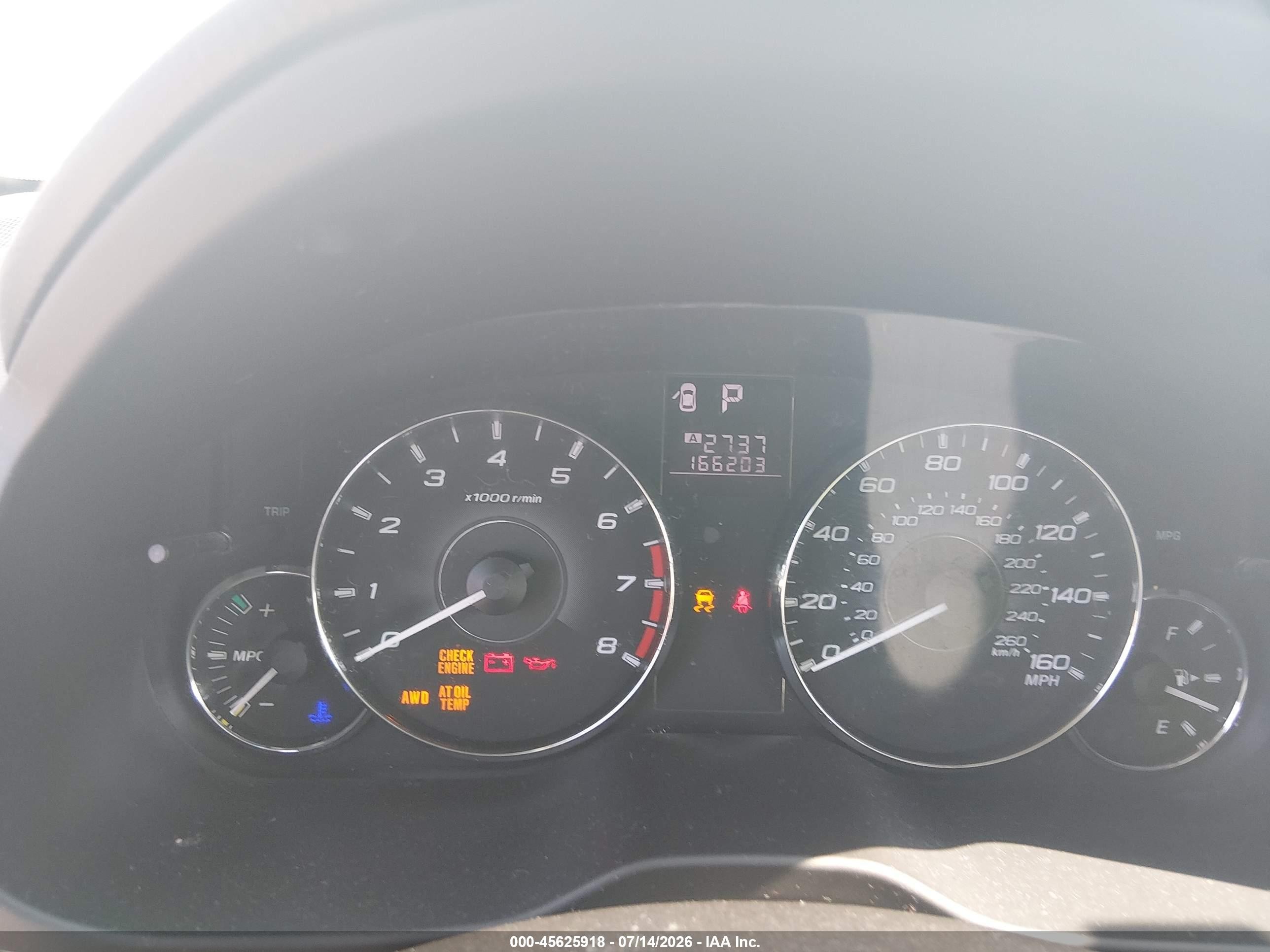 2012 Subaru Outback 3.6r Limited Белый vin: 4S4BRDKC7C2243547