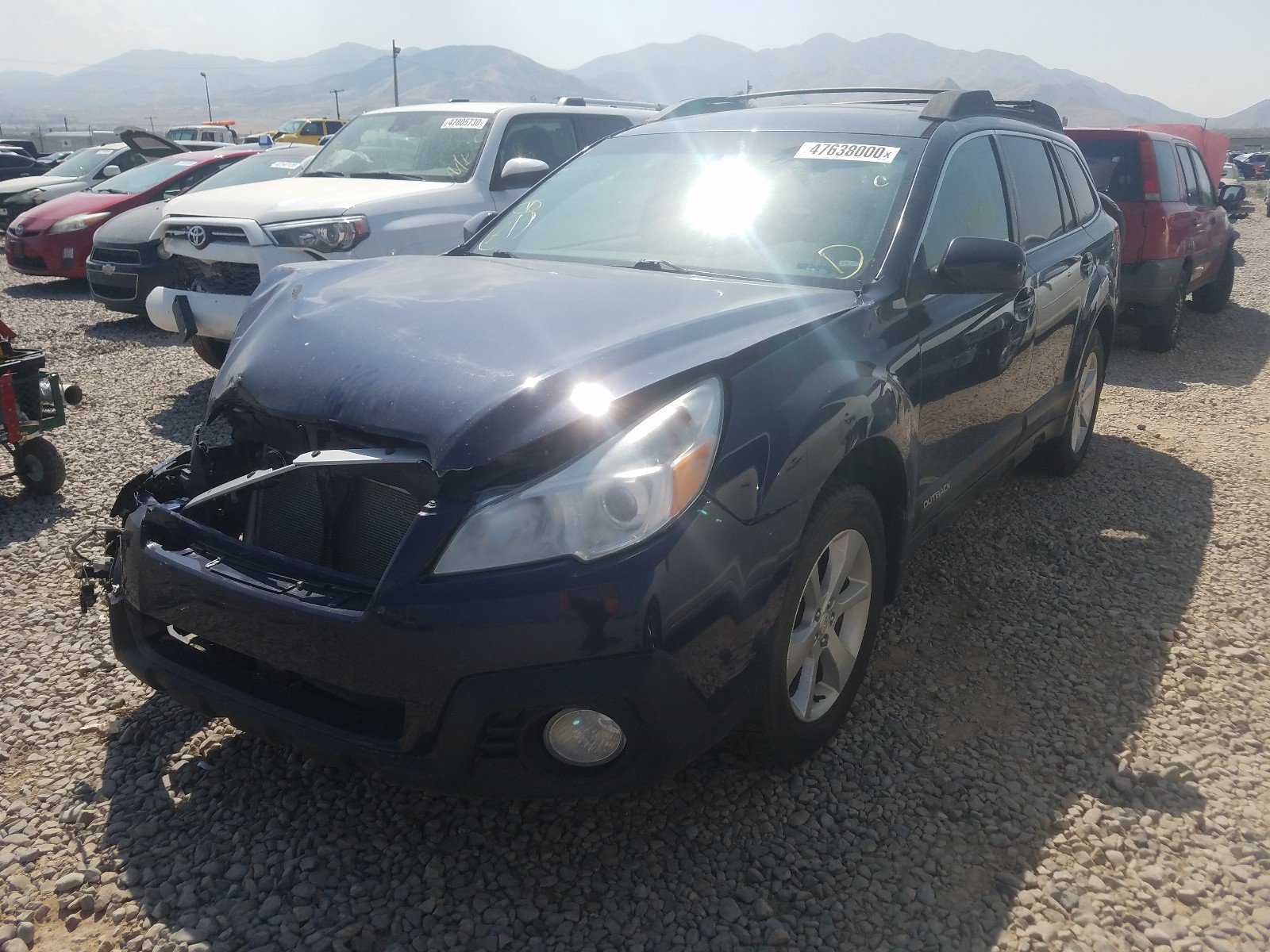 2013 Subaru Outback 3.6r Limited Blue vin: 4S4BRDKC7D2224594