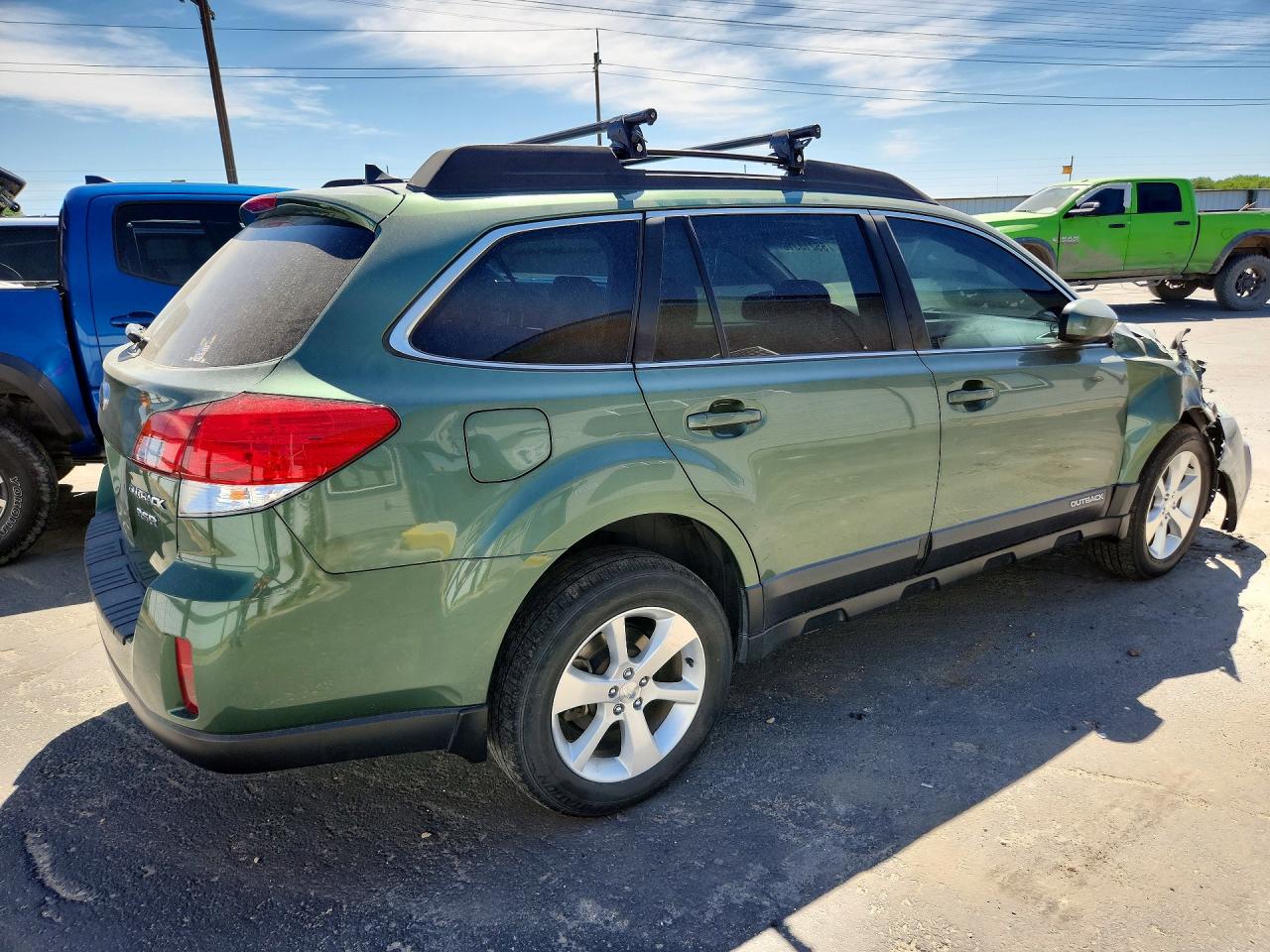 2013 Subaru Outback 3.6r Limited Green vin: 4S4BRDKC7D2266022