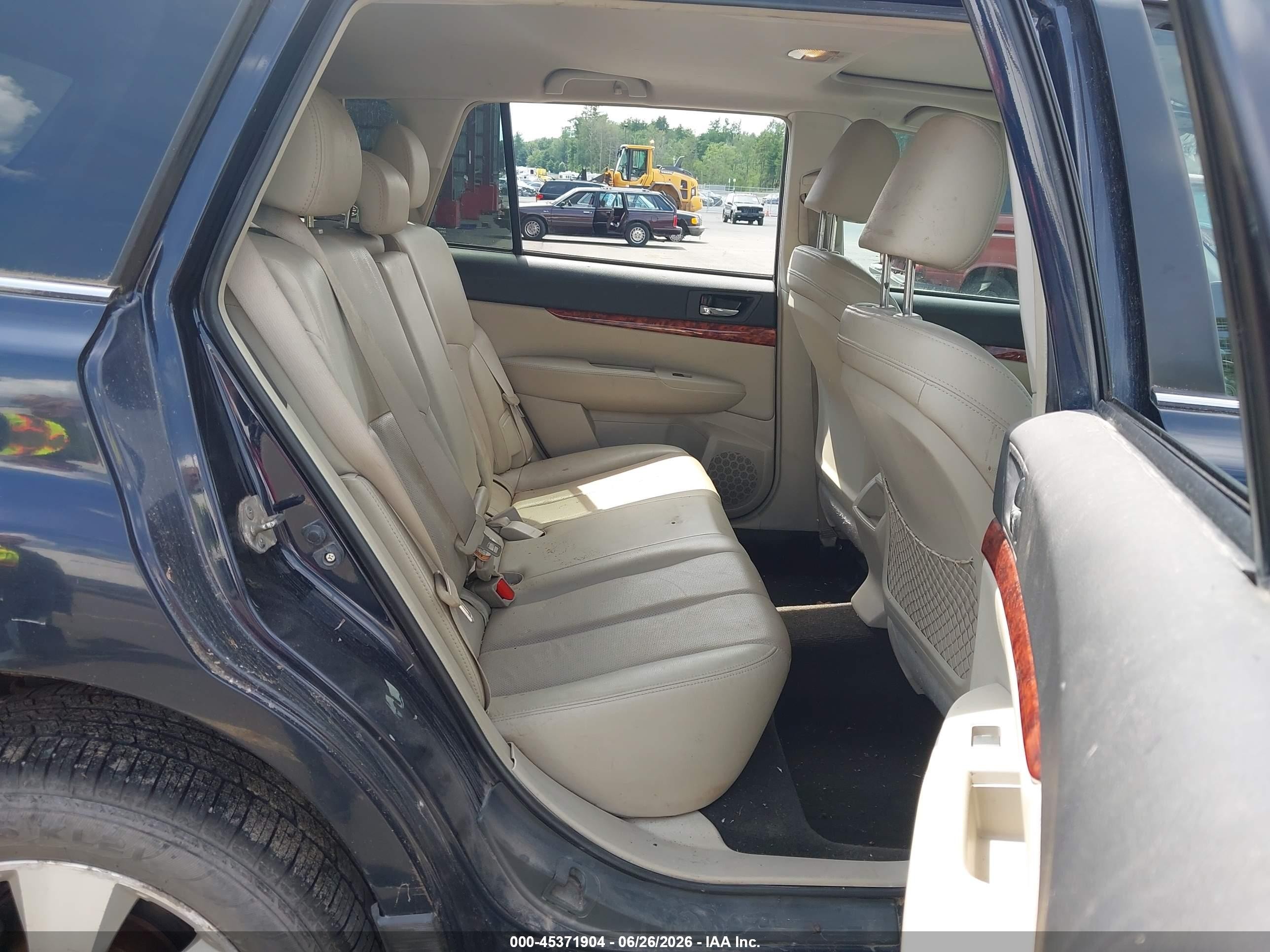 2012 Subaru Outback 3.6r Limited Blue vin: 4S4BRDKC8C2202473