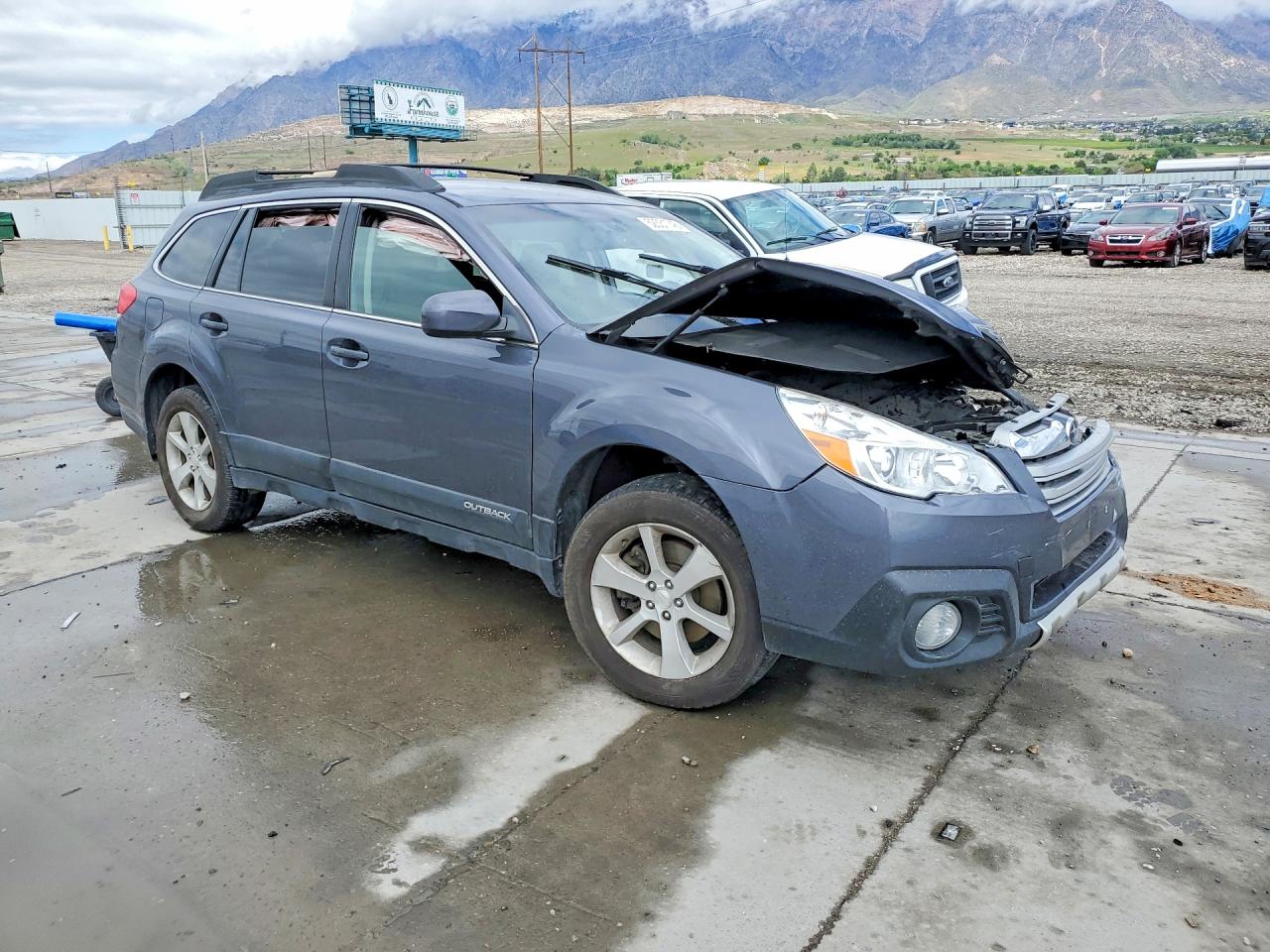 2014 Subaru Outback 3.6r Limited Gray vin: 4S4BRDKC8E2321675