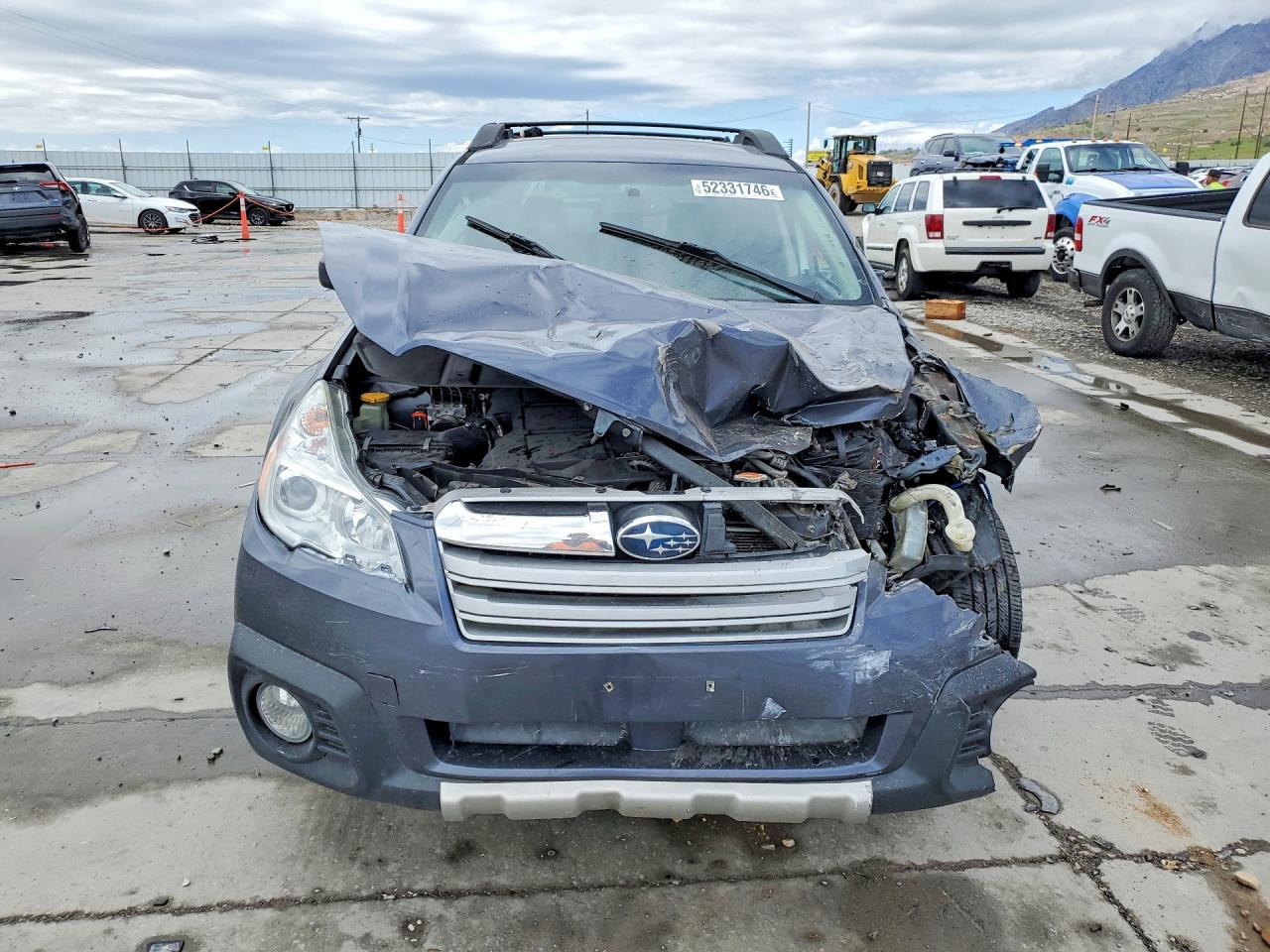 2014 Subaru Outback 3.6r Limited Gray vin: 4S4BRDKC8E2321675