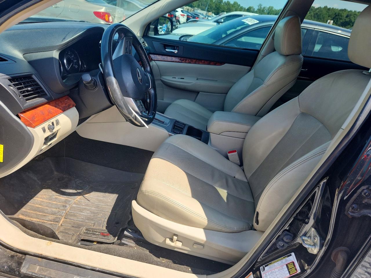 2012 Subaru Outback 3.6r Limited Black vin: 4S4BRDKC9C2250127