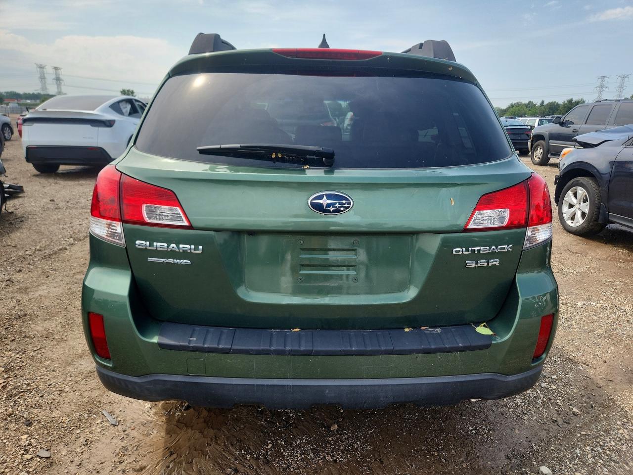 2013 Subaru Outback 3.6r Limited Green vin: 4S4BRDKC9D2244832