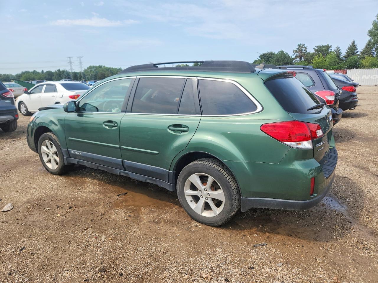 2013 Subaru Outback 3.6r Limited Green vin: 4S4BRDKC9D2244832