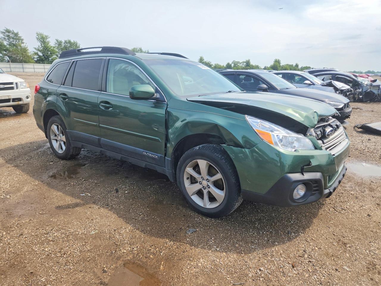 2013 Subaru Outback 3.6r Limited Green vin: 4S4BRDKC9D2244832