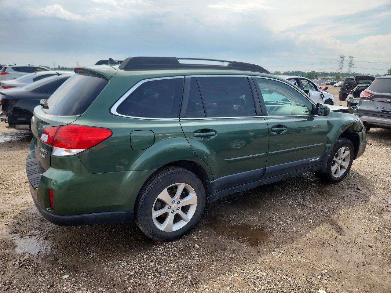 2013 Subaru Outback 3.6r Limited Green vin: 4S4BRDKC9D2244832