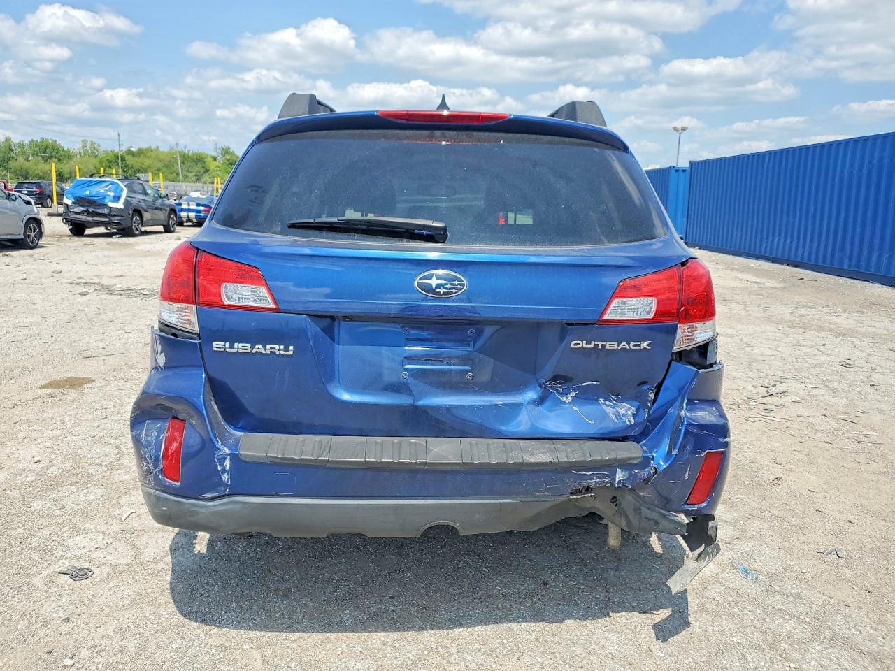 2011 Subaru Outback 3.6r Limited Blue vin: 4S4BRDKCXB2382392