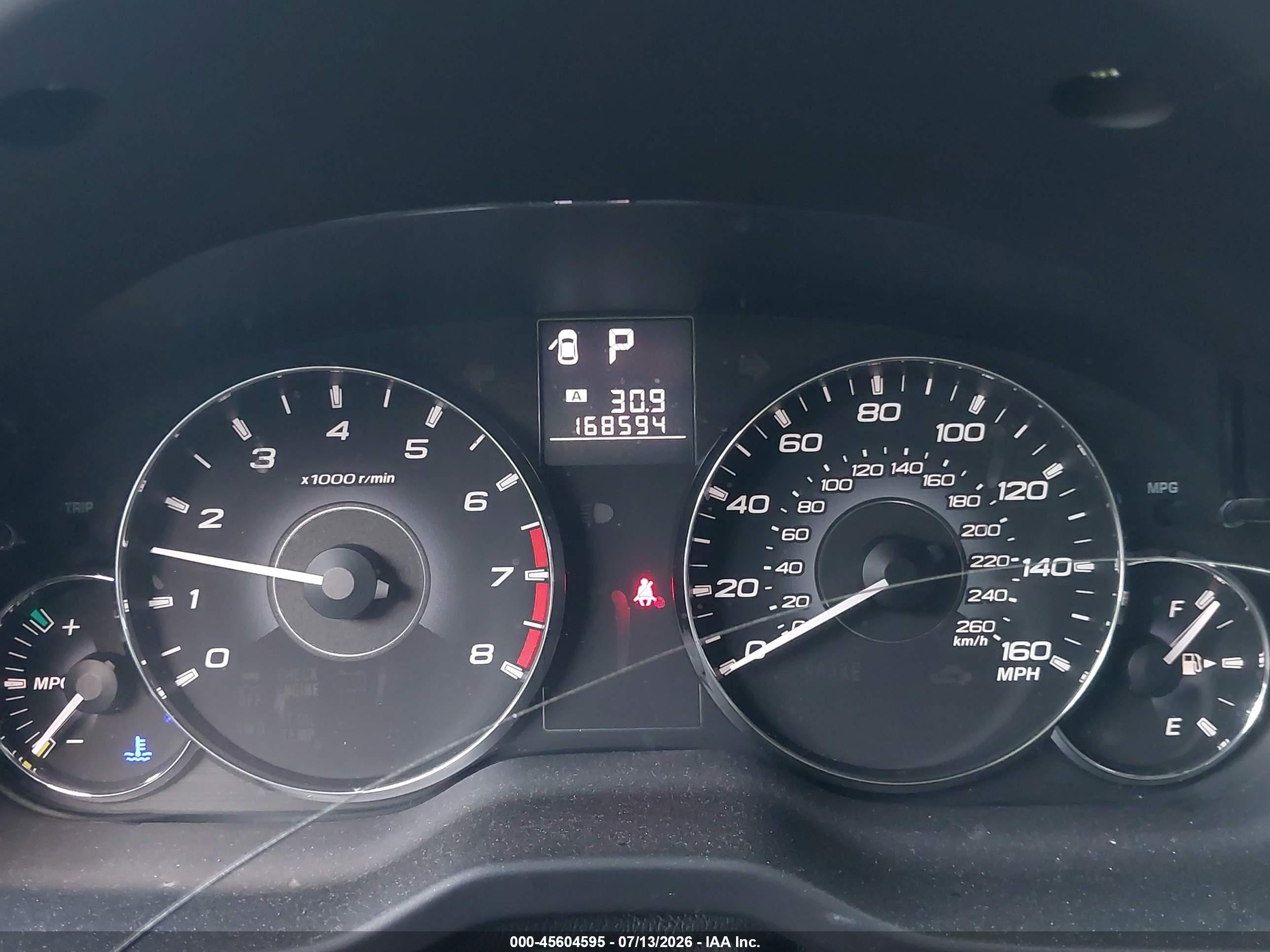 2012 Subaru Outback 3.6r Limited Серебряный vin: 4S4BRDKCXC2209988