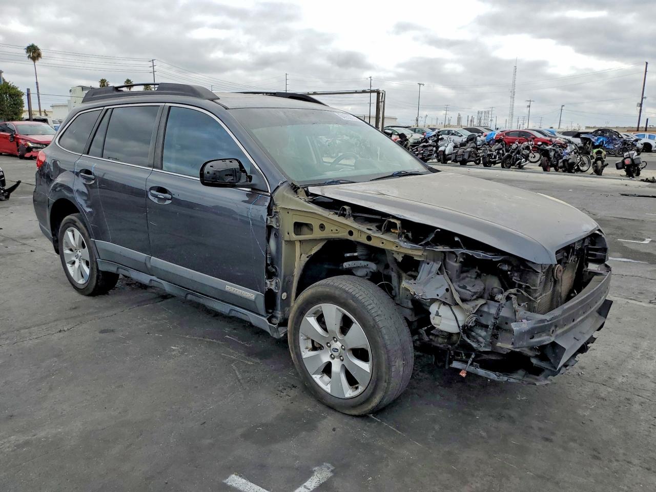 2012 Subaru Outback 3.6r Limited Gray vin: 4S4BRDKCXC2296811