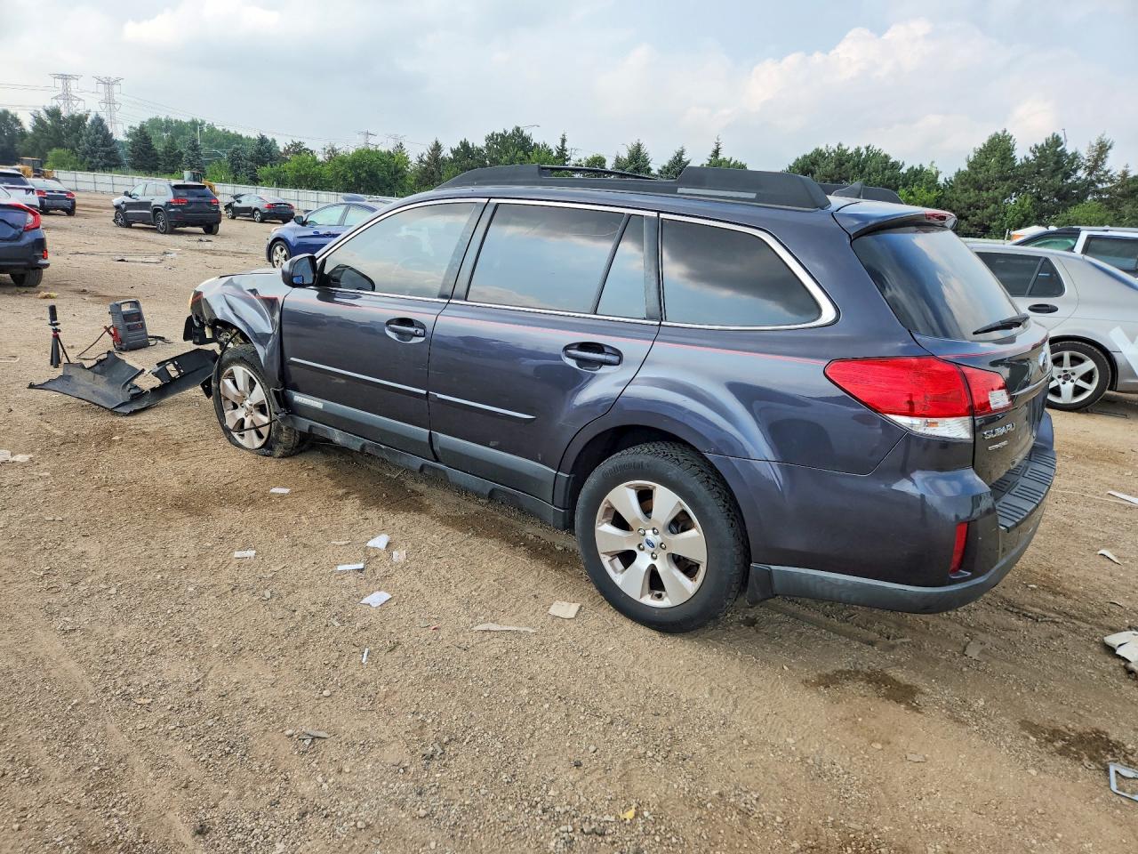2011 Subaru Outback 3.6r Limited Blue vin: 4S4BRDLC0B2435485