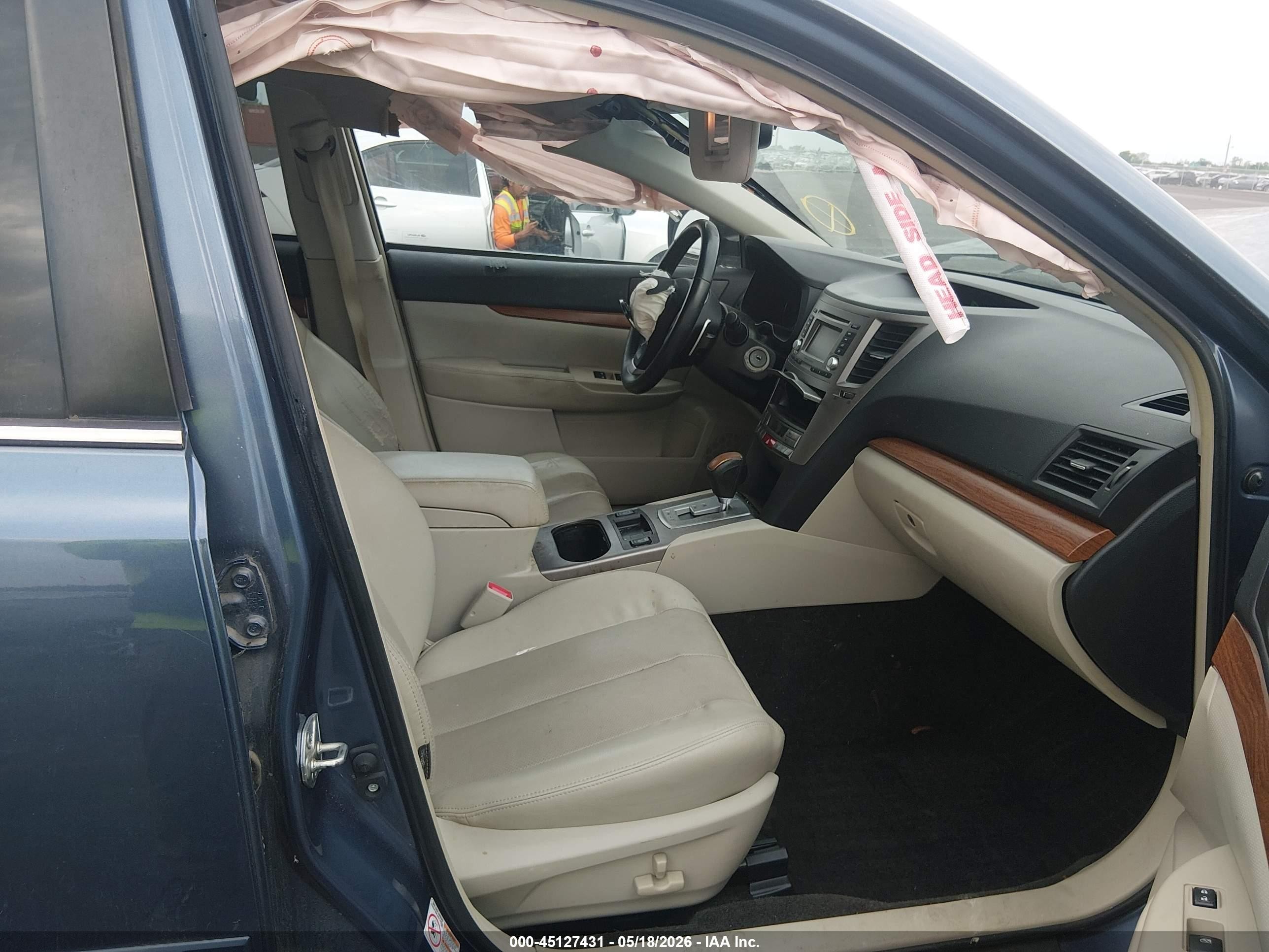 2014 Subaru Outback 3.6r Limited Blue vin: 4S4BRDLC0E2208995