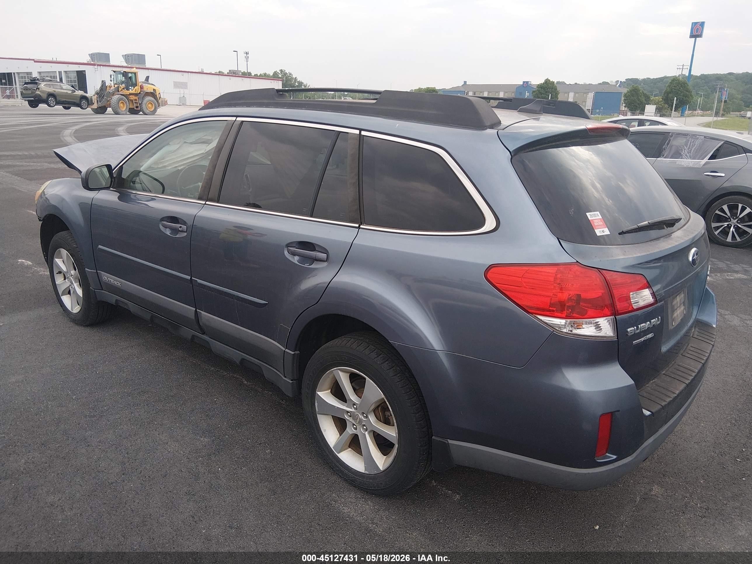 2014 Subaru Outback 3.6r Limited Blue vin: 4S4BRDLC0E2208995
