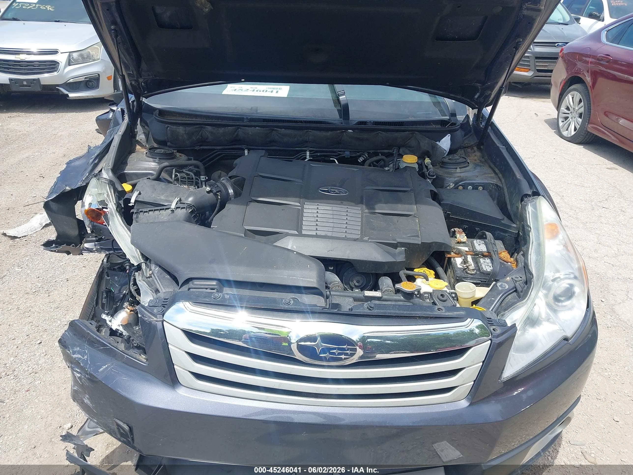 2011 Subaru Outback 3.6r Limited Black vin: 4S4BRDLC1B2368153