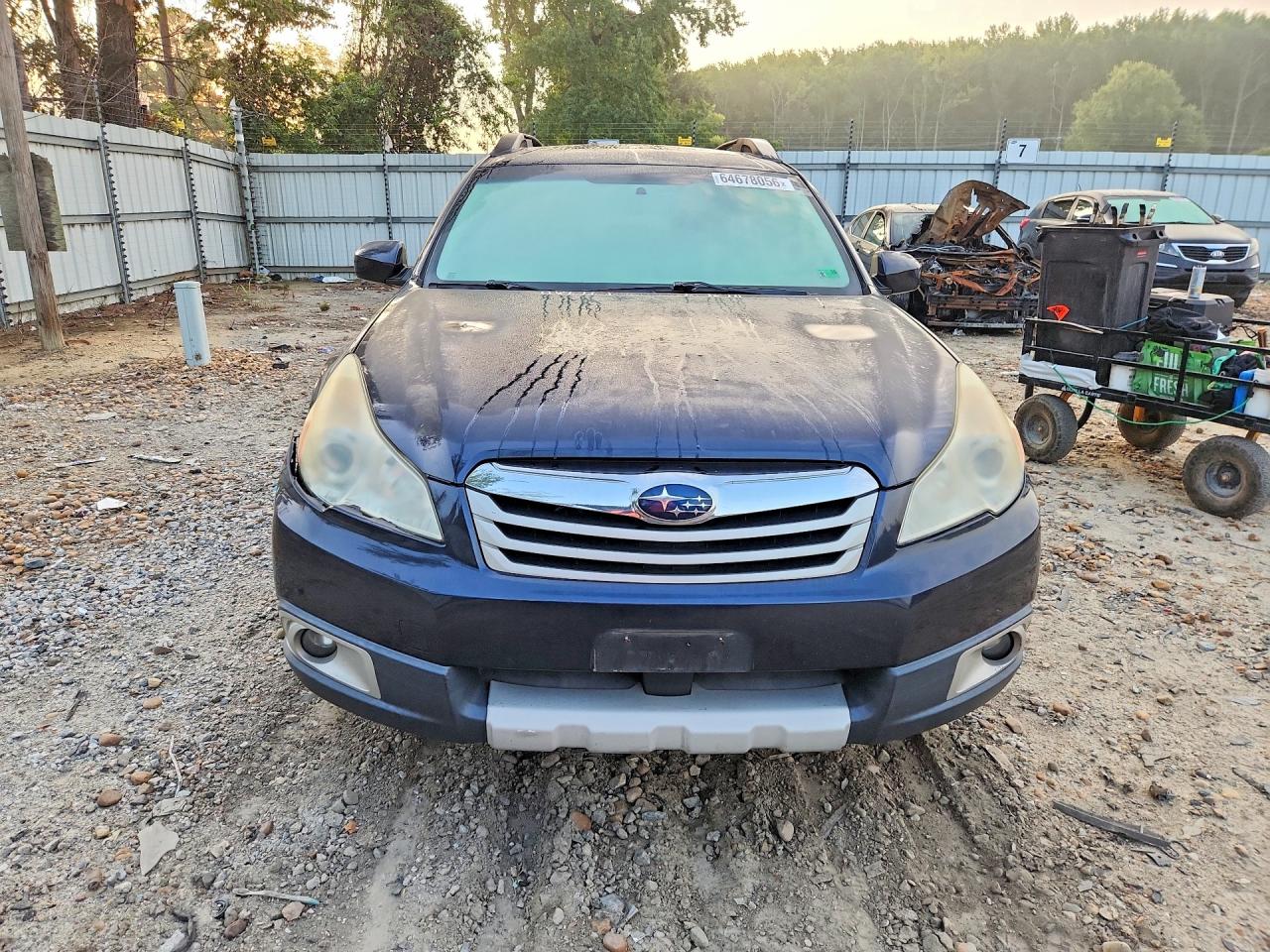 2012 Subaru Outback 3.6r Limited Blue vin: 4S4BRDLC1C2229920