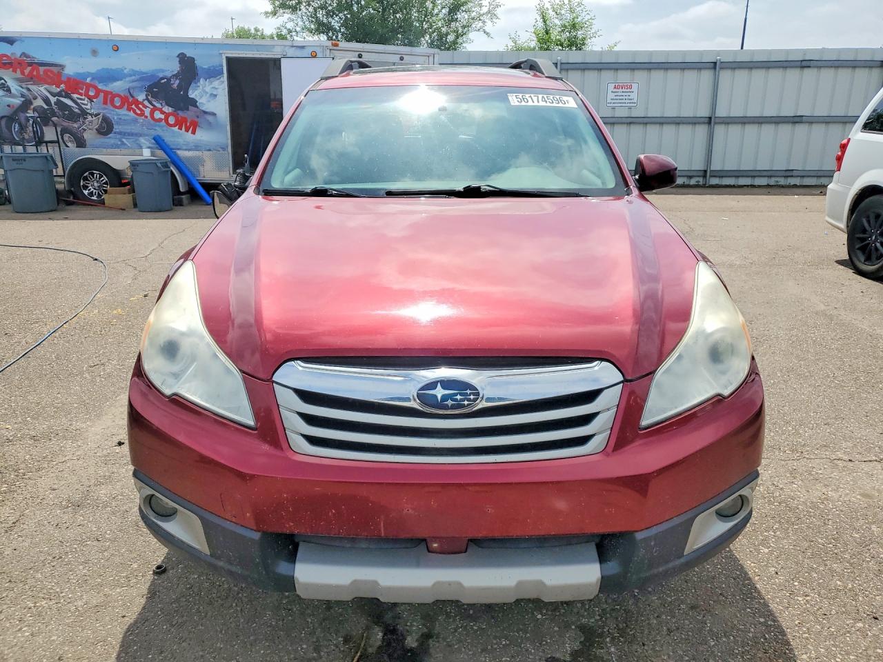 2012 Subaru Outback 3.6r Limited Бордовый vin: 4S4BRDLC1C2259452