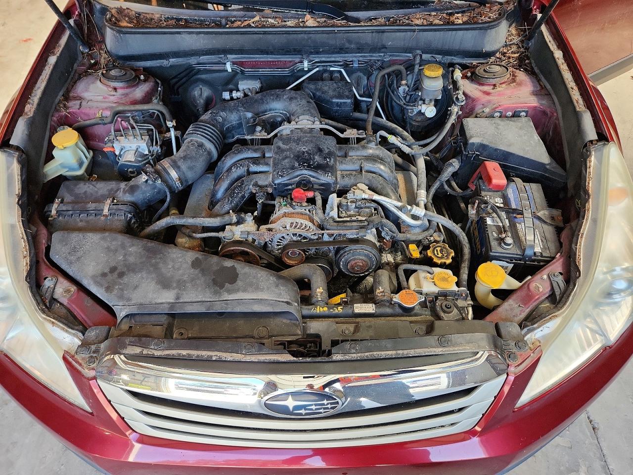 2012 Subaru Outback 3.6r Limited Бордовый vin: 4S4BRDLC1C2283377