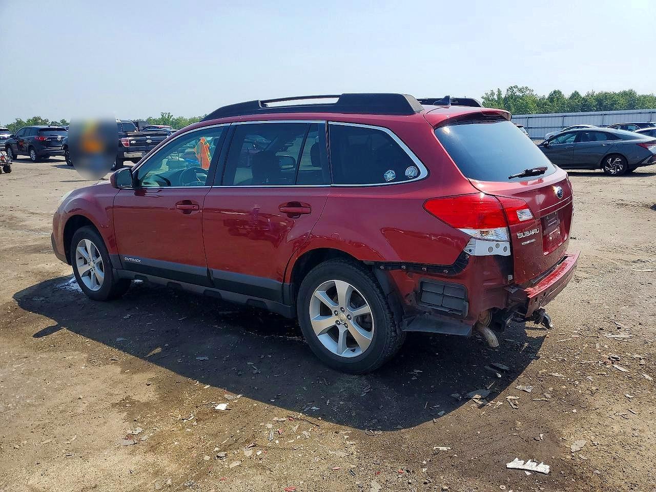 2013 Subaru Outback 3.6r Limited Red vin: 4S4BRDLC1D2300485