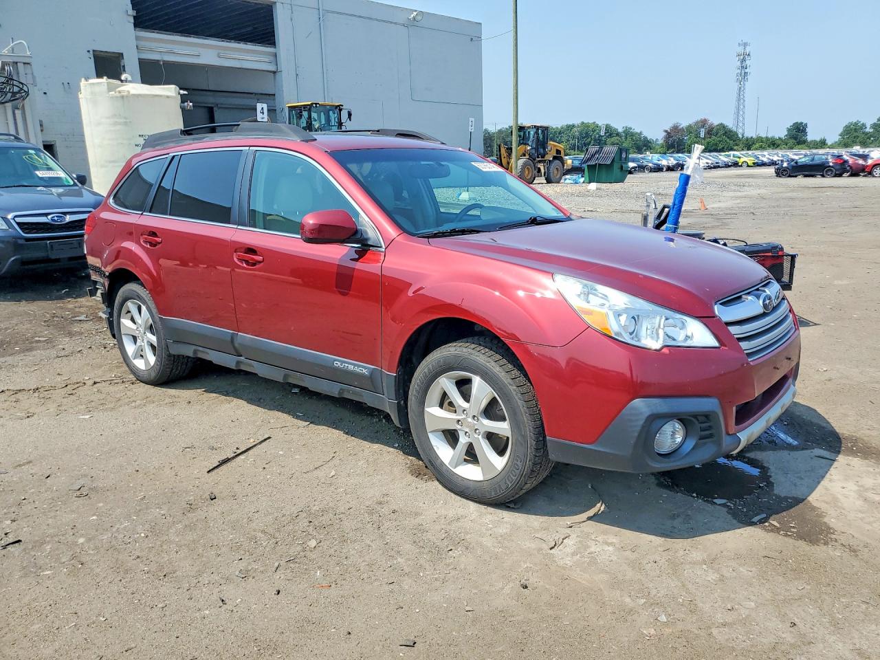 2013 Subaru Outback 3.6r Limited Red vin: 4S4BRDLC1D2300485