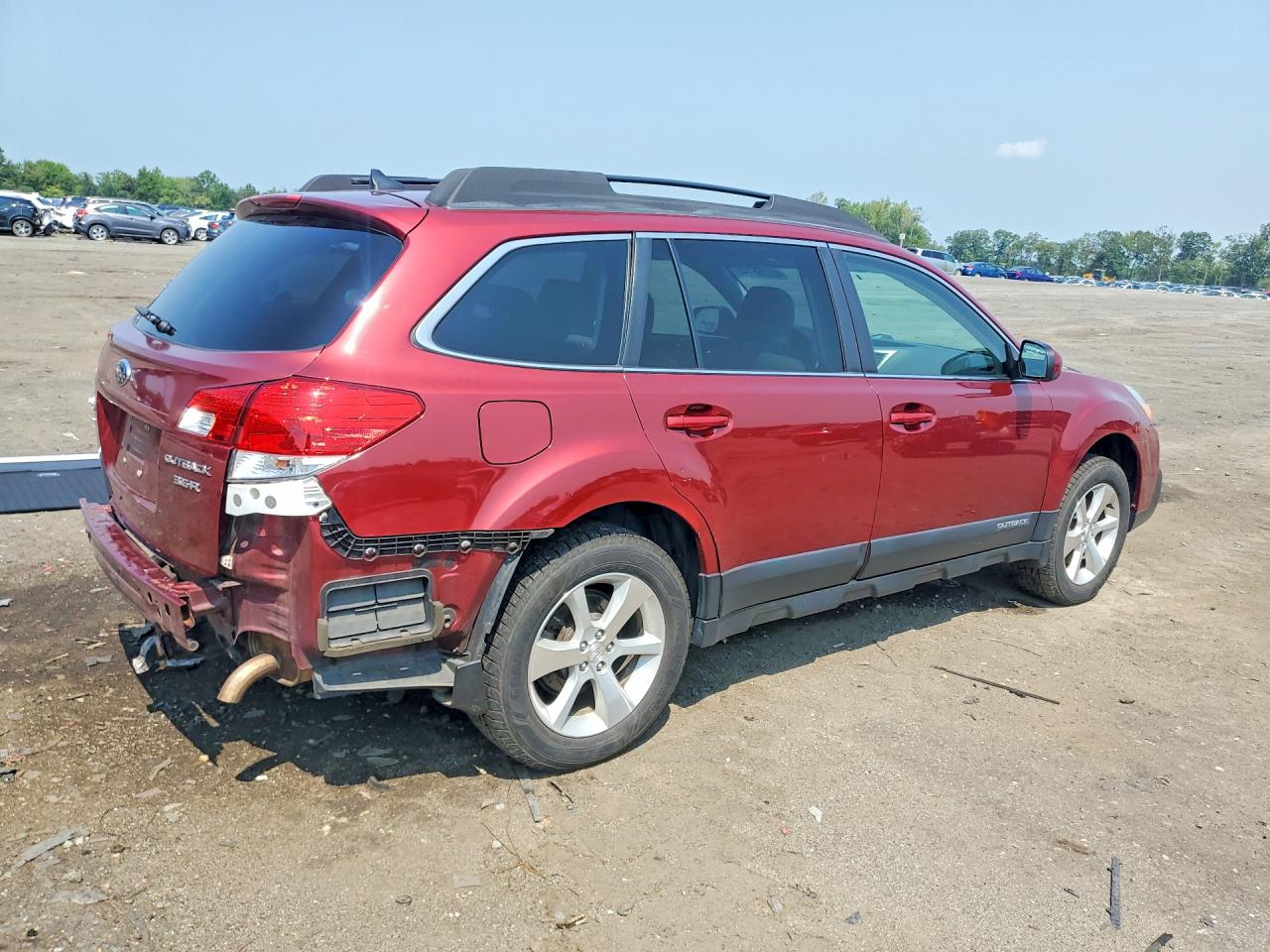 2013 Subaru Outback 3.6r Limited Red vin: 4S4BRDLC1D2300485