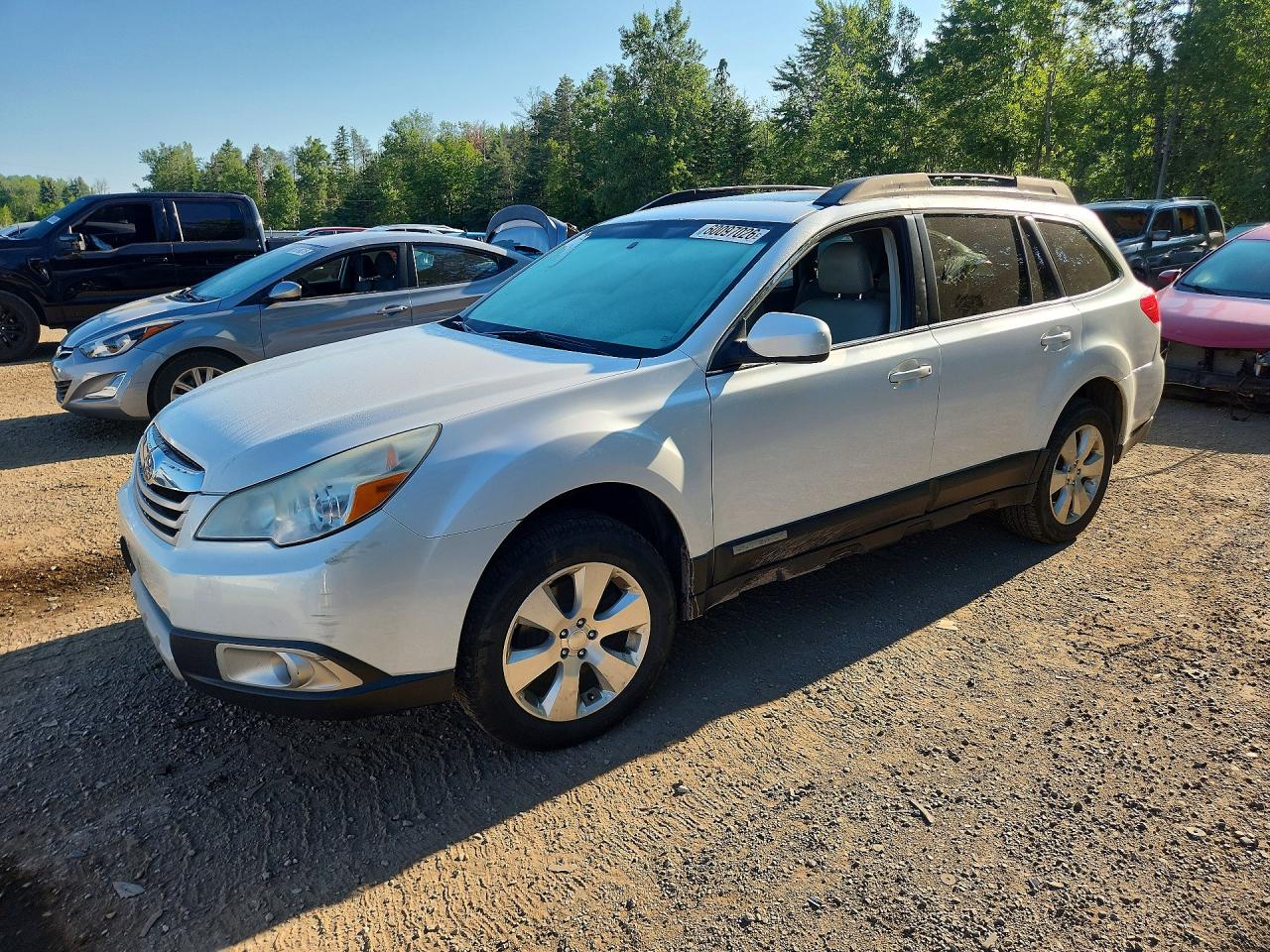 2011 Subaru Outback 3.6r Limited White vin: 4S4BRDLC3B2344436