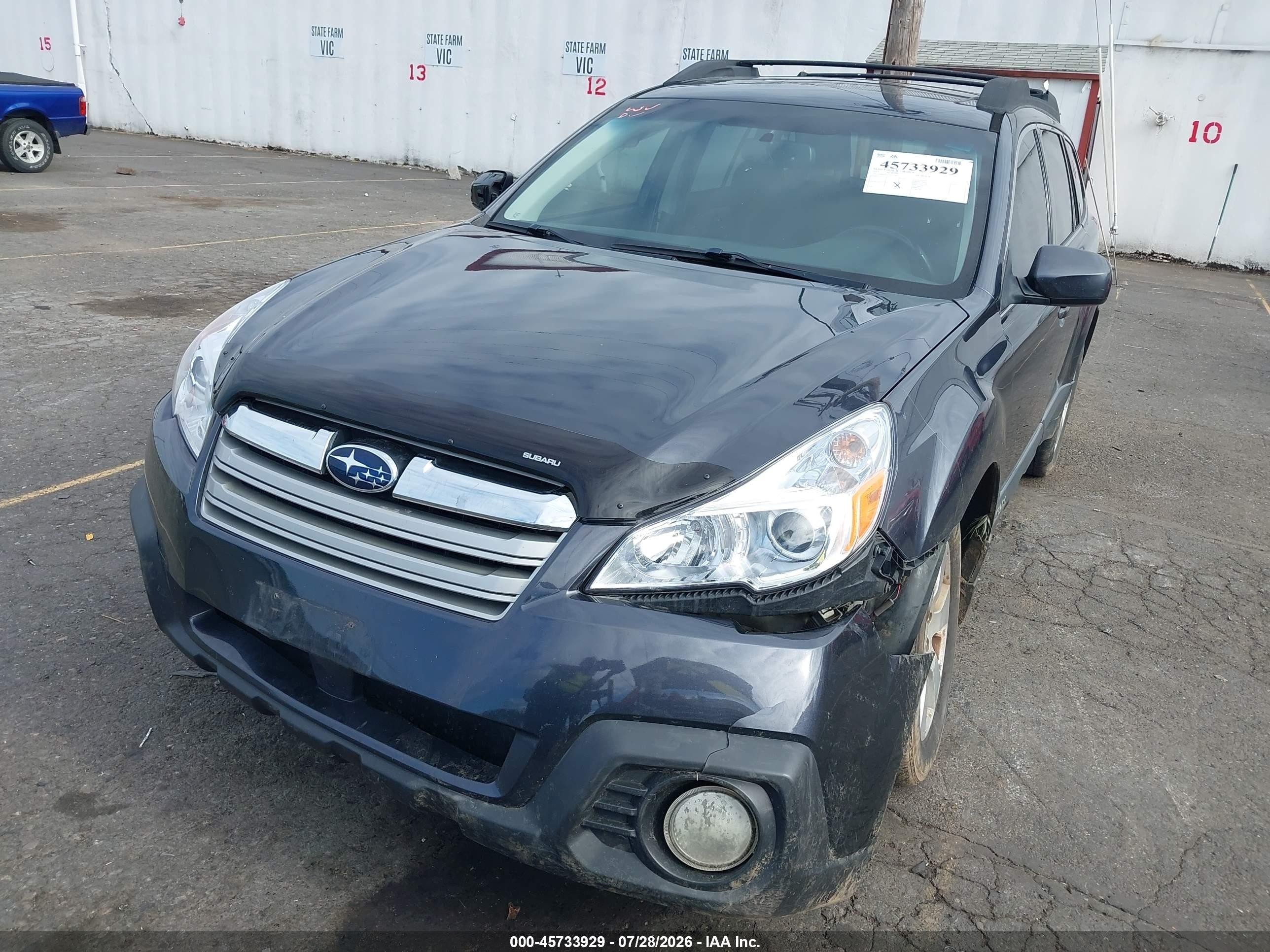 2013 Subaru Outback 3.6r Limited Серый vin: 4S4BRDLC3D2234957