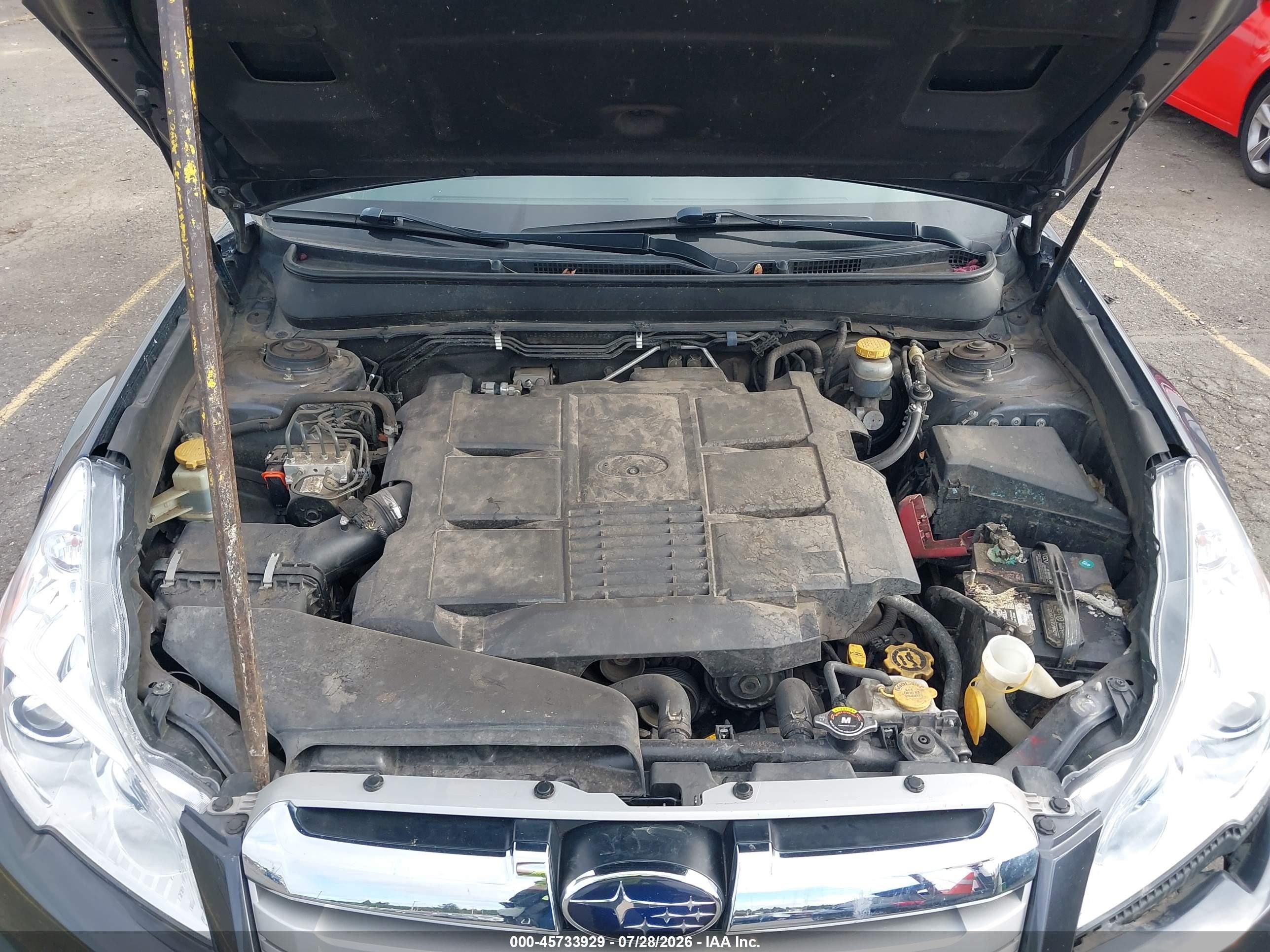 2013 Subaru Outback 3.6r Limited Серый vin: 4S4BRDLC3D2234957