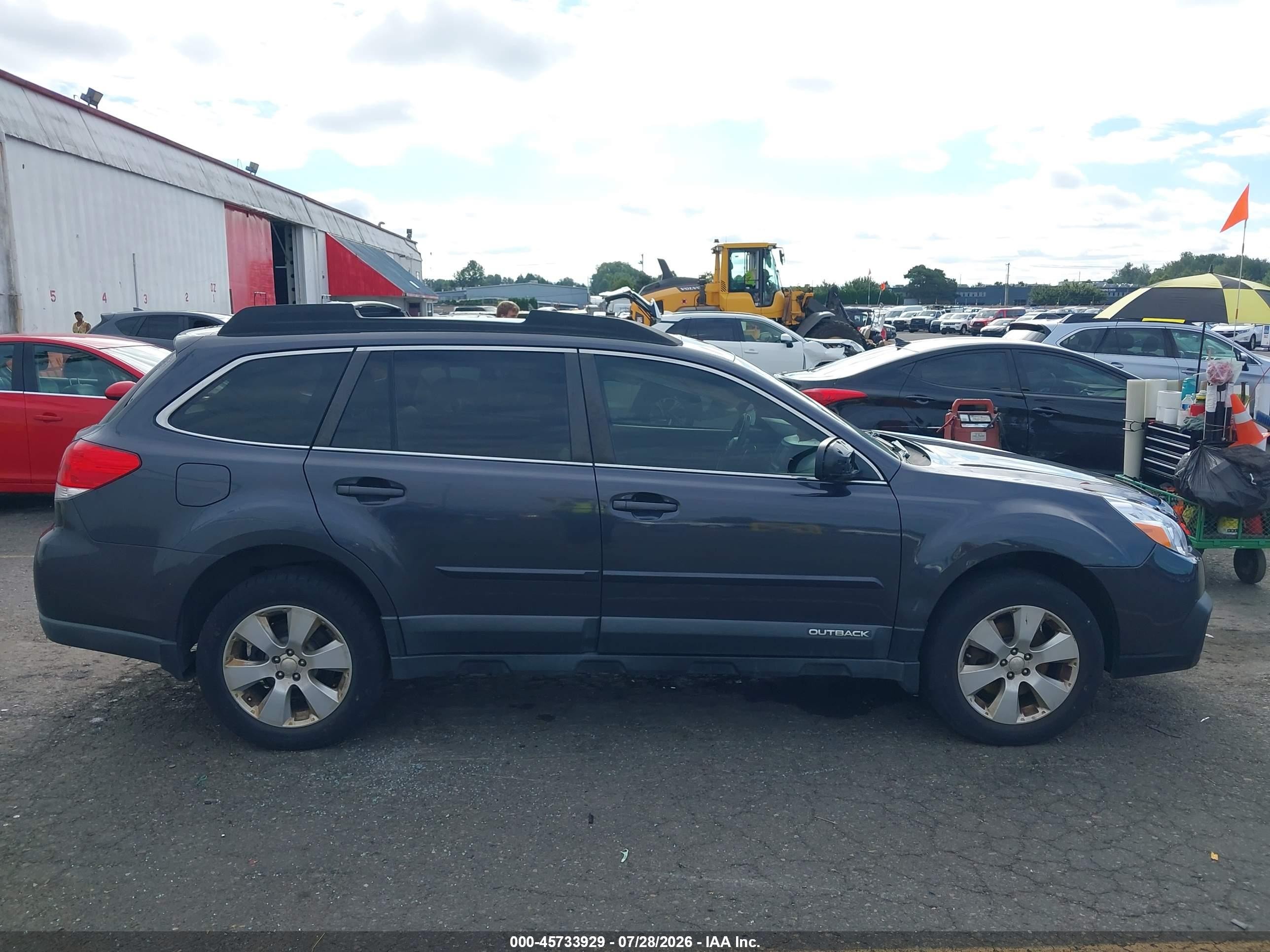2013 Subaru Outback 3.6r Limited Серый vin: 4S4BRDLC3D2234957