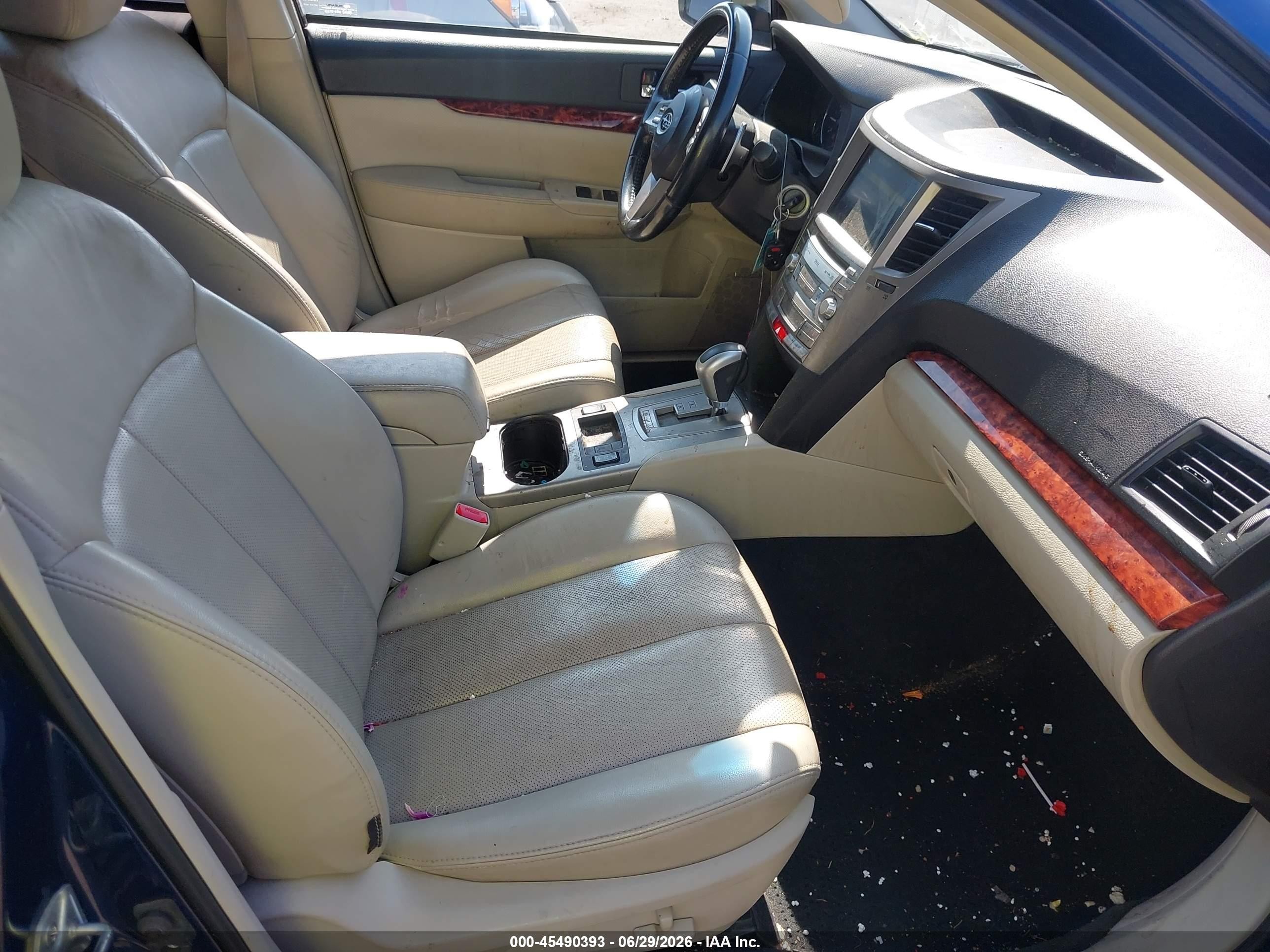 2011 Subaru Outback 3.6r Limited Blue vin: 4S4BRDLC4B2351637
