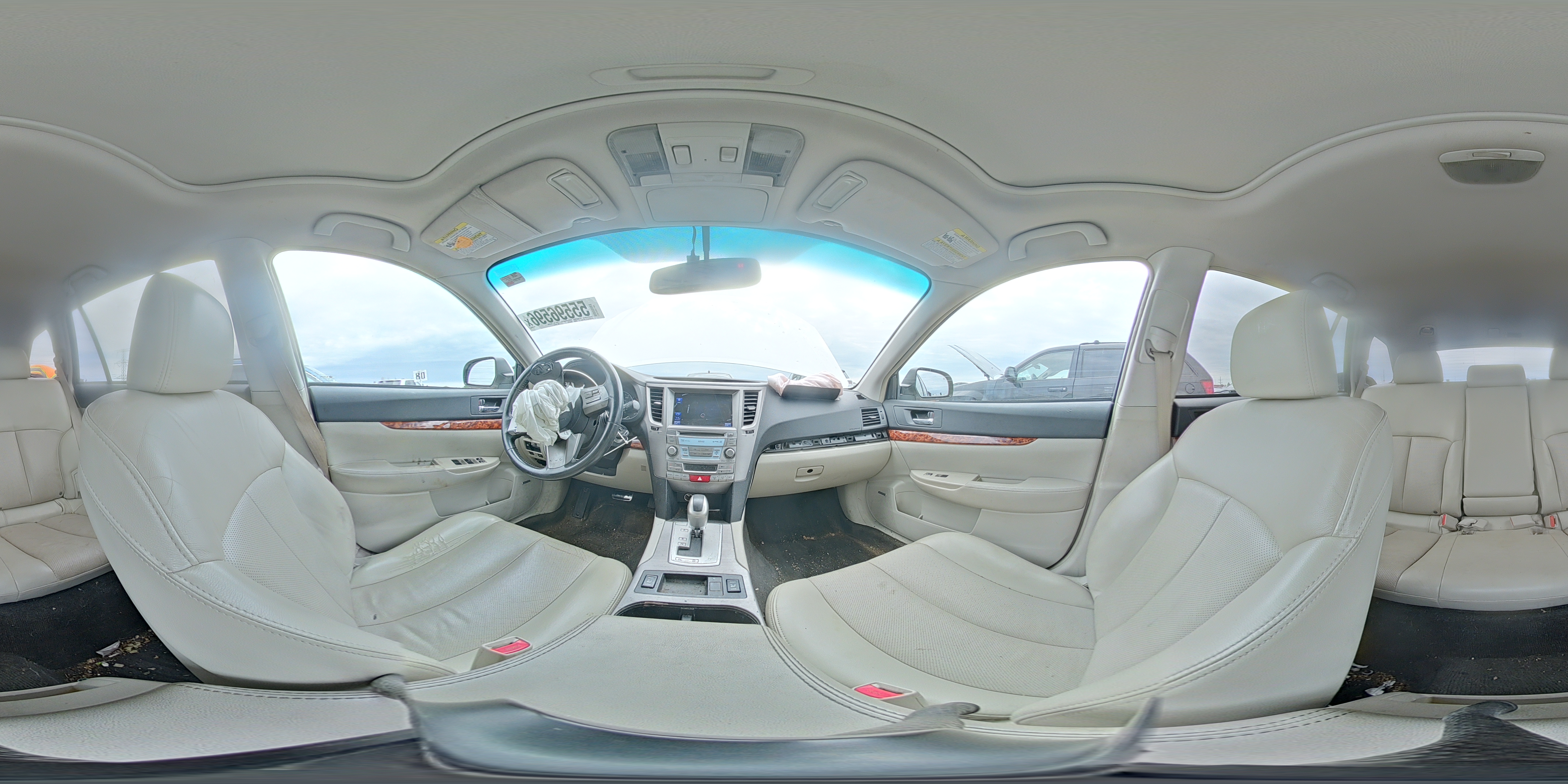 2011 Subaru Outback 3.6r Limited White vin: 4S4BRDLC4B2435649