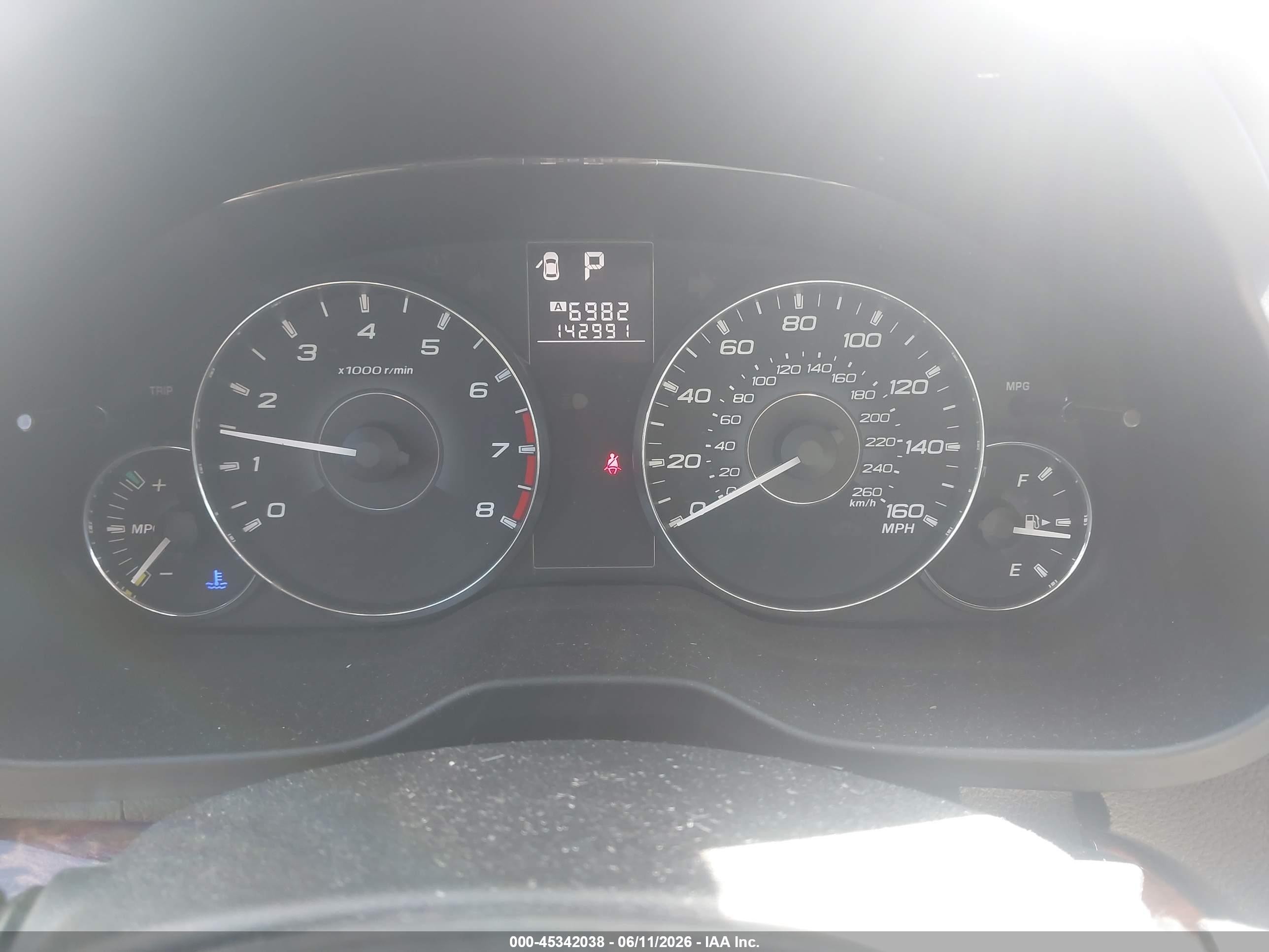 2012 Subaru Outback 3.6r Limited Красный vin: 4S4BRDLC4C2258781