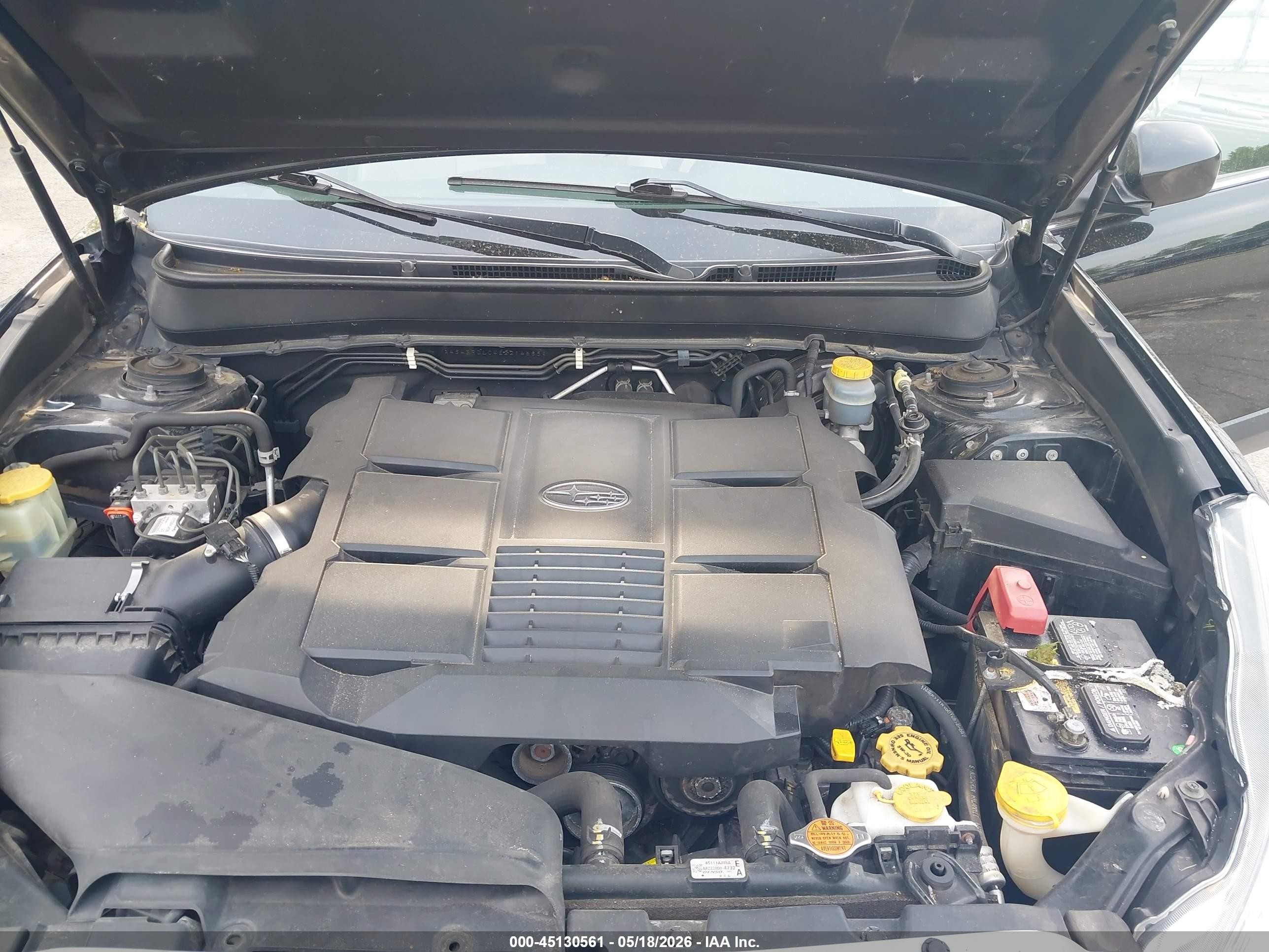 2014 Subaru Outback 3.6r Limited Черный vin: 4S4BRDLC4E2214685