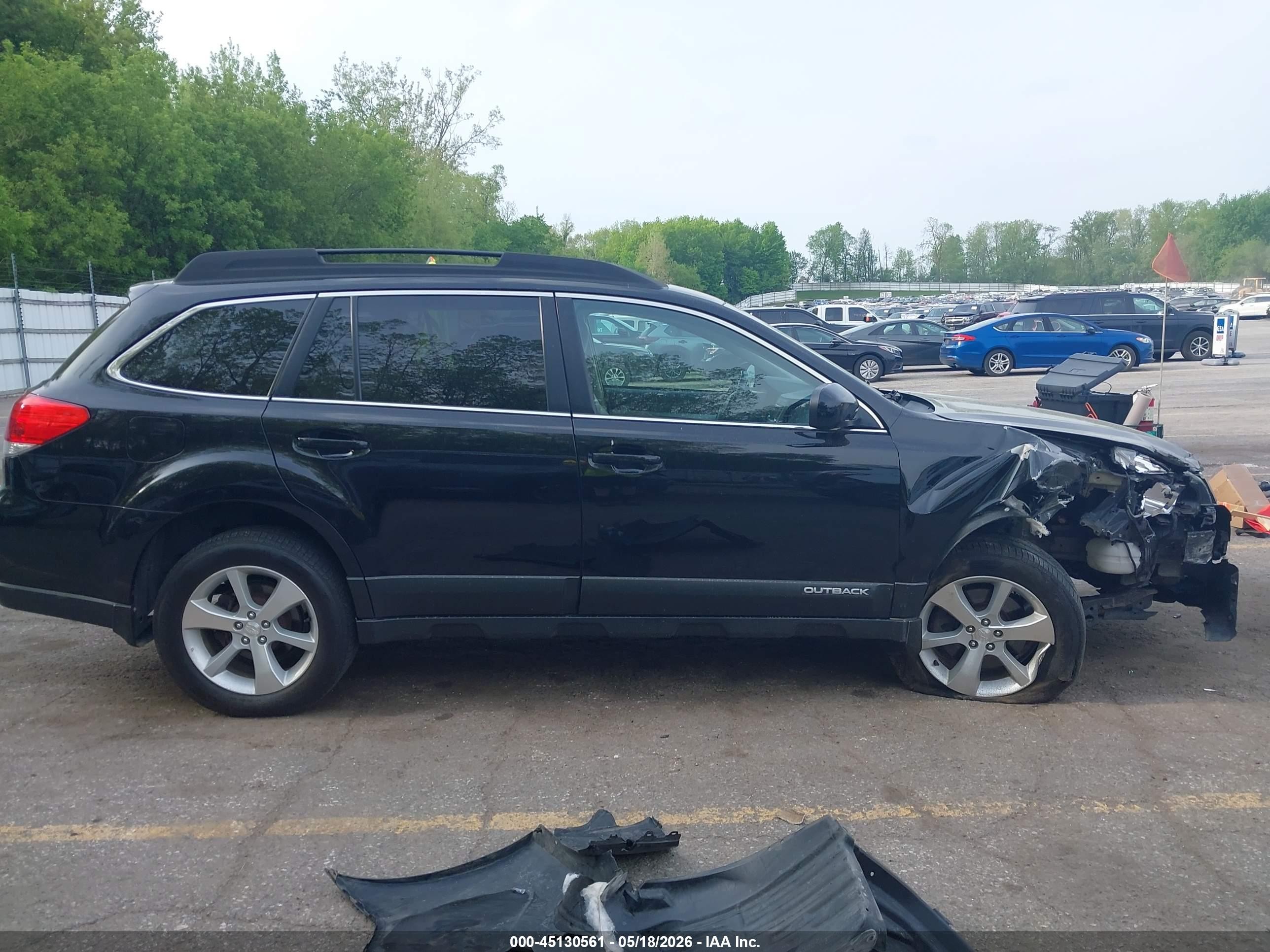 2014 Subaru Outback 3.6r Limited Черный vin: 4S4BRDLC4E2214685