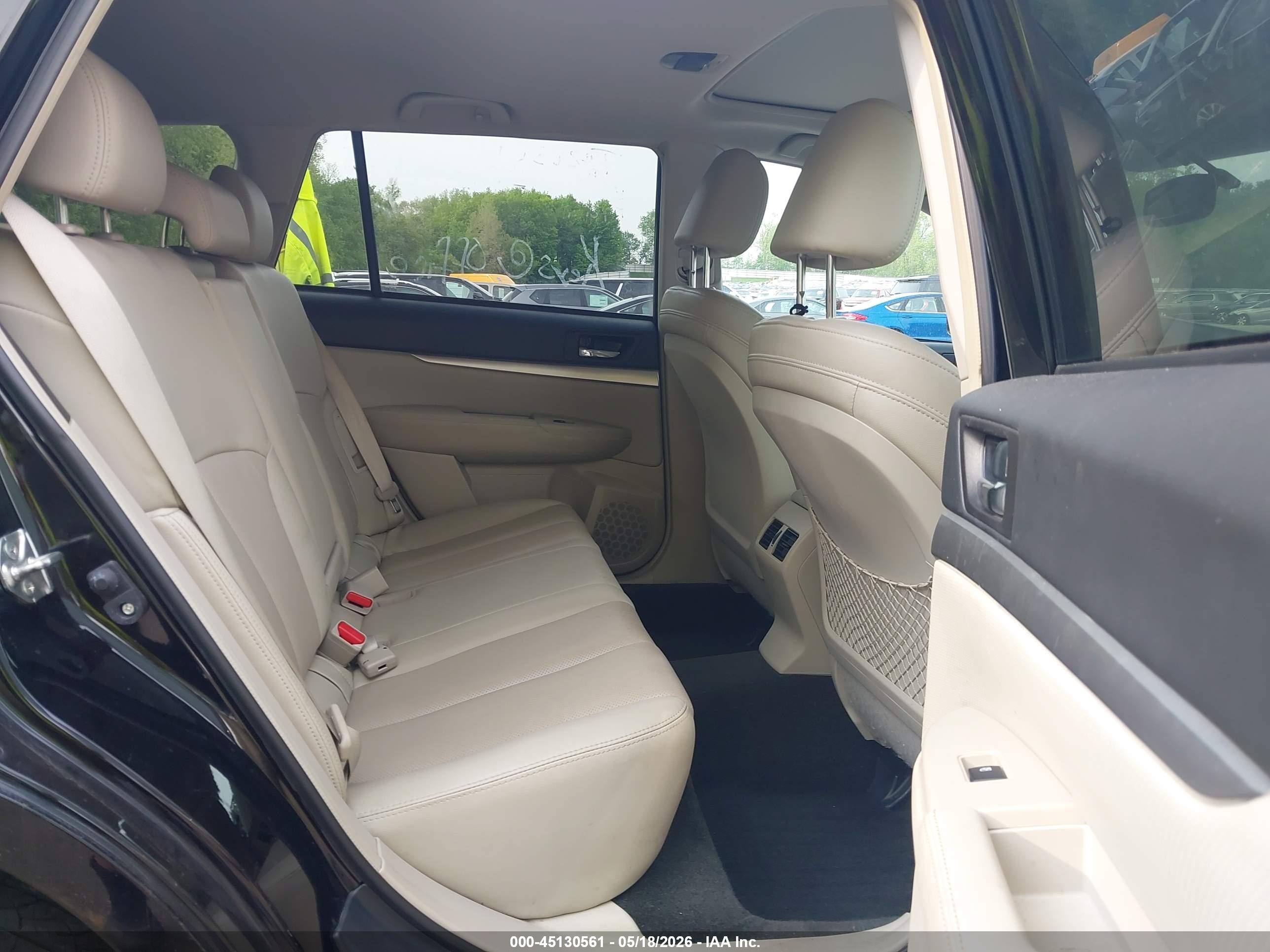 2014 Subaru Outback 3.6r Limited Черный vin: 4S4BRDLC4E2214685