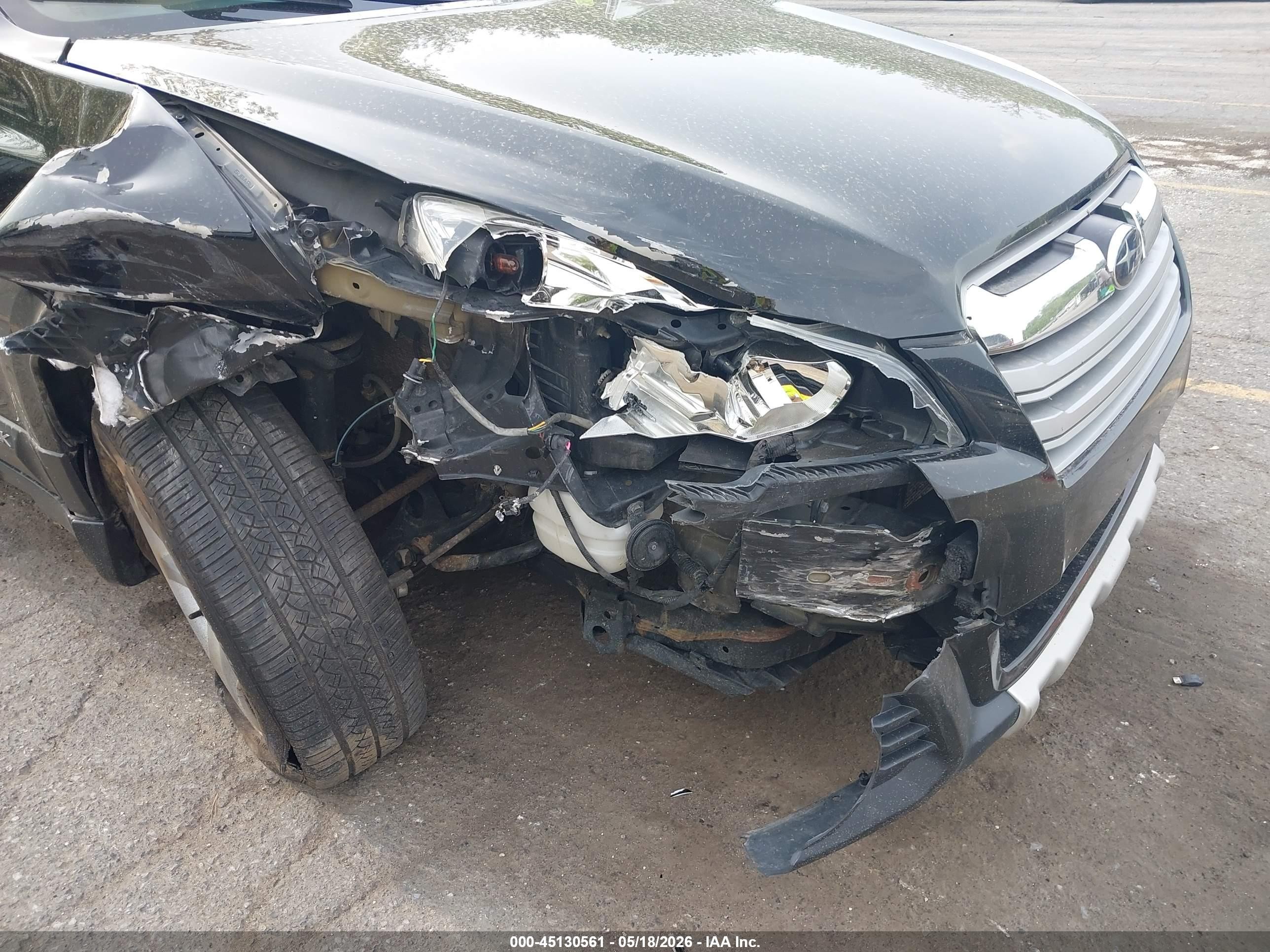 2014 Subaru Outback 3.6r Limited Черный vin: 4S4BRDLC4E2214685