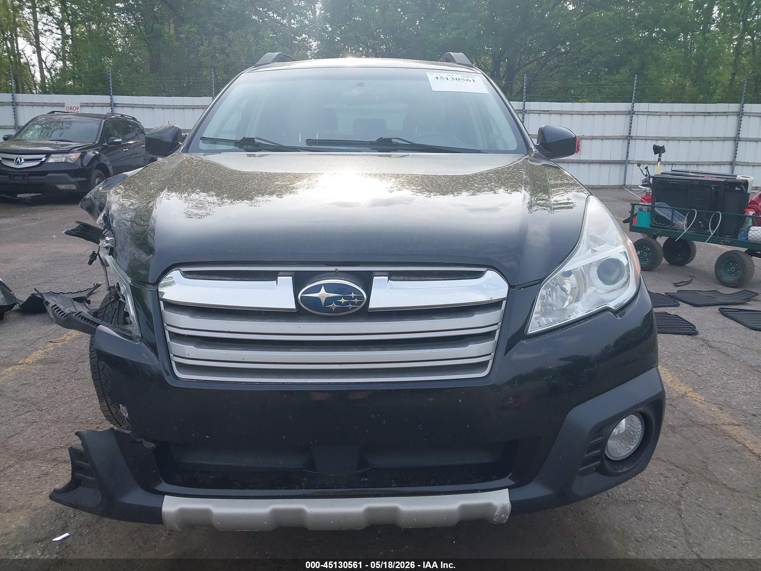 2014 Subaru Outback 3.6r Limited Черный vin: 4S4BRDLC4E2214685