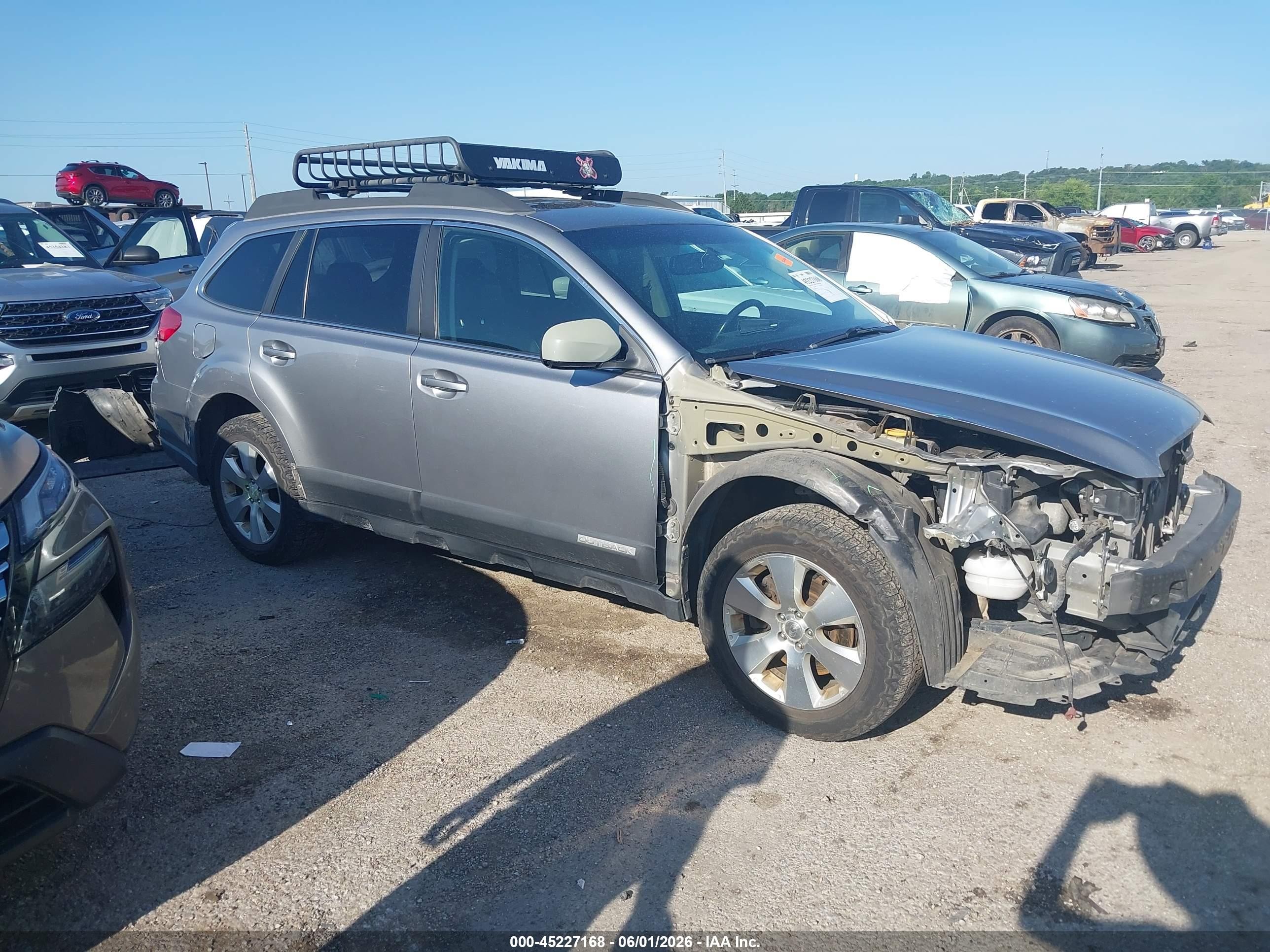 2011 Subaru Outback 3.6r Limited Gray vin: 4S4BRDLC5B2337374