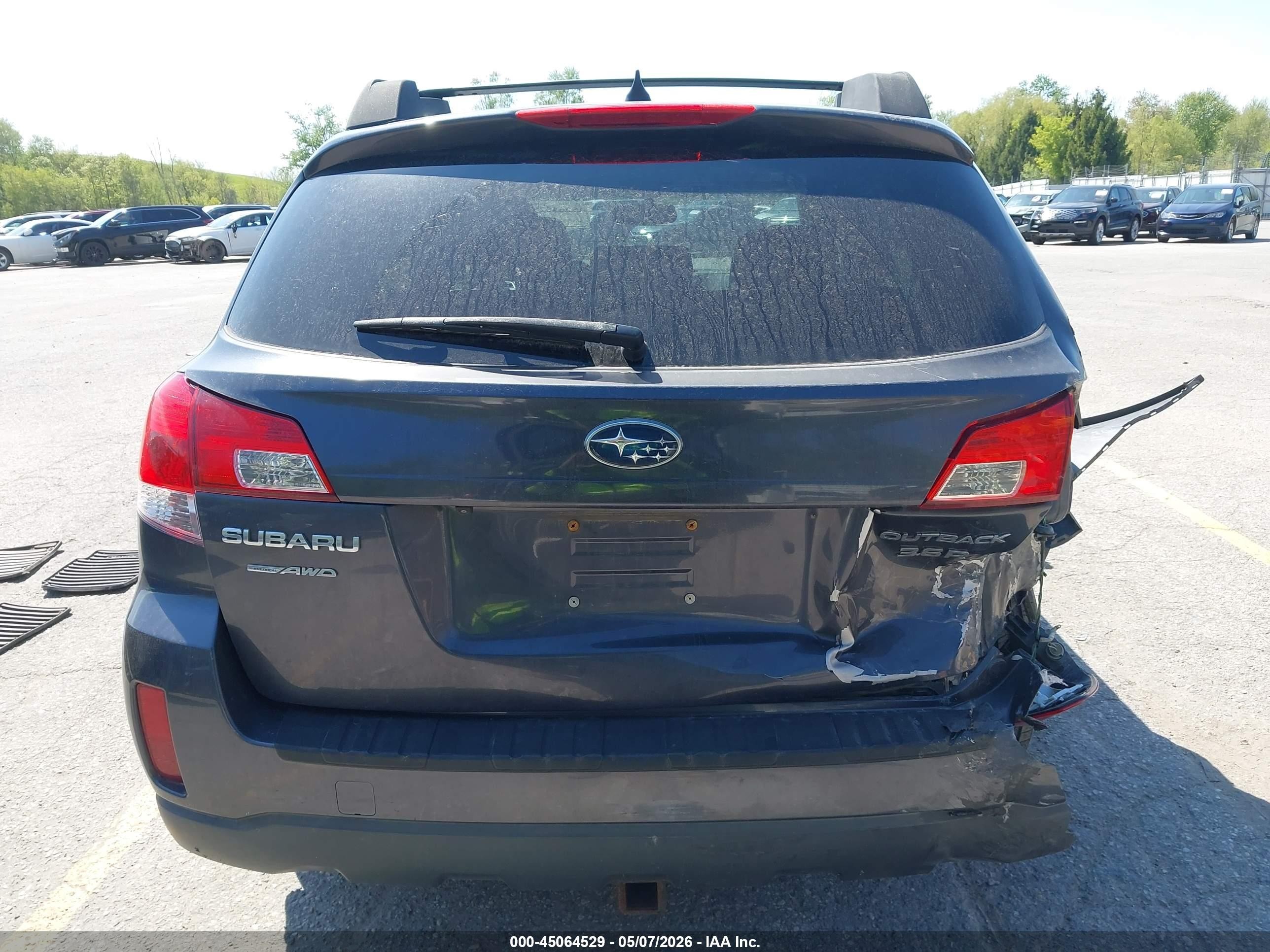 2012 Subaru Outback 3.6r Limited Dark Blue vin: 4S4BRDLC5C2253802