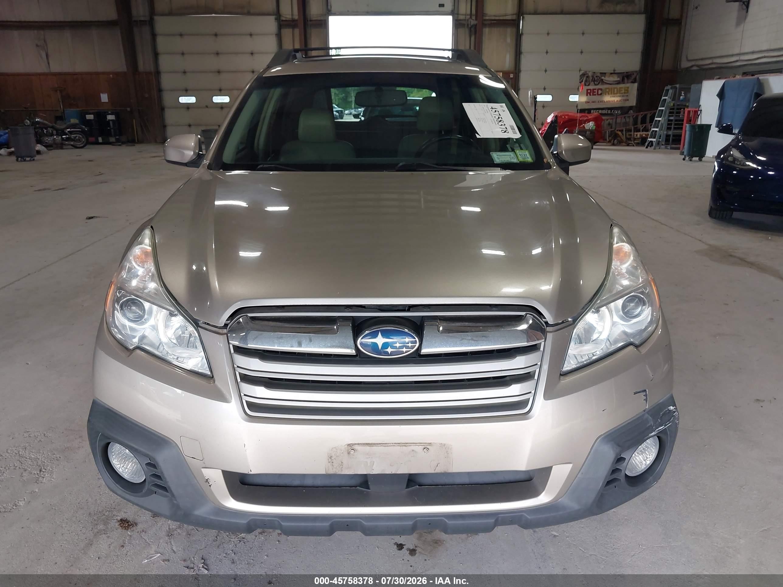 2014 Subaru Outback 3.6r Limited Gray vin: 4S4BRDLC5E2210287