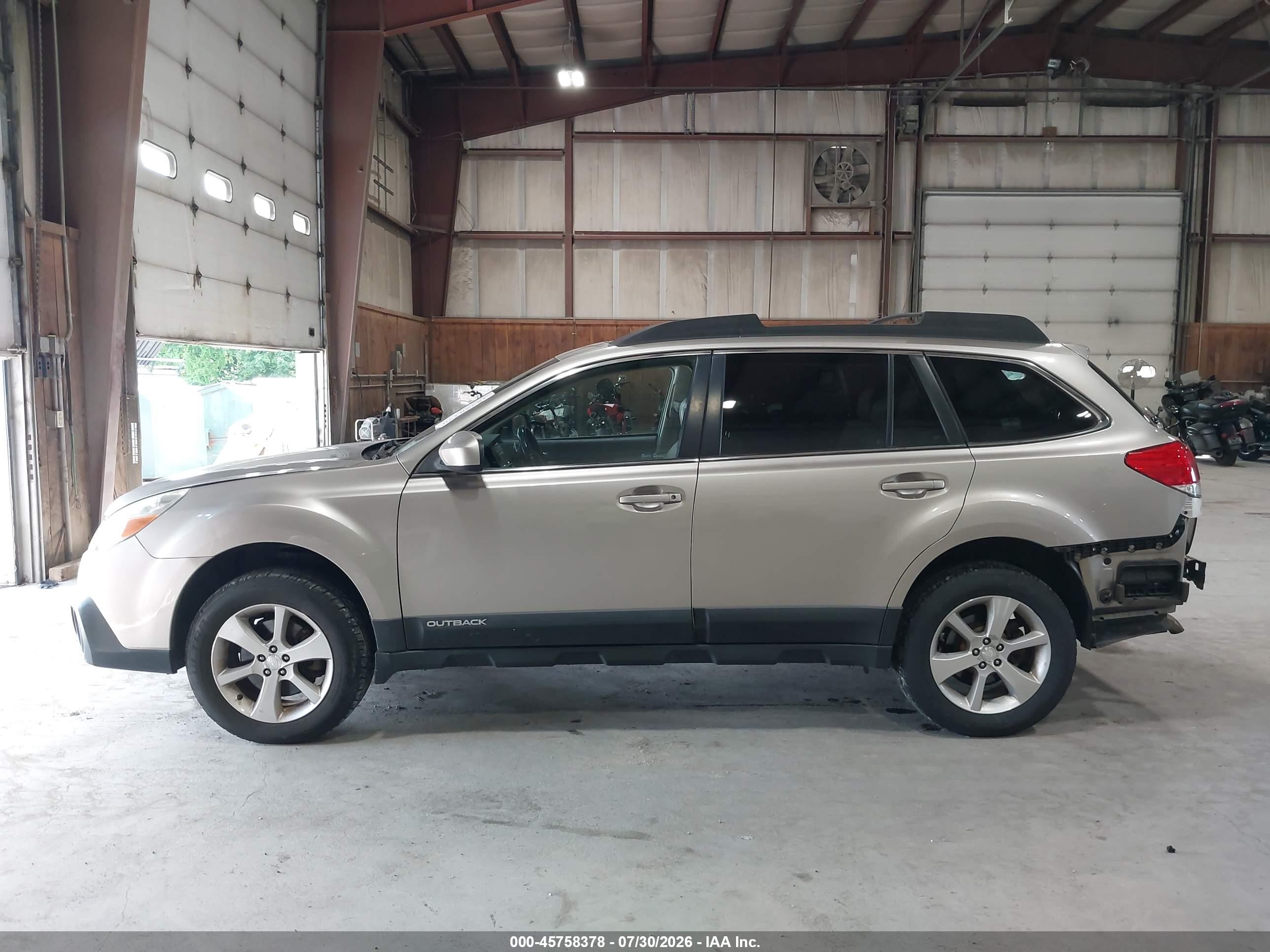 2014 Subaru Outback 3.6r Limited Gray vin: 4S4BRDLC5E2210287