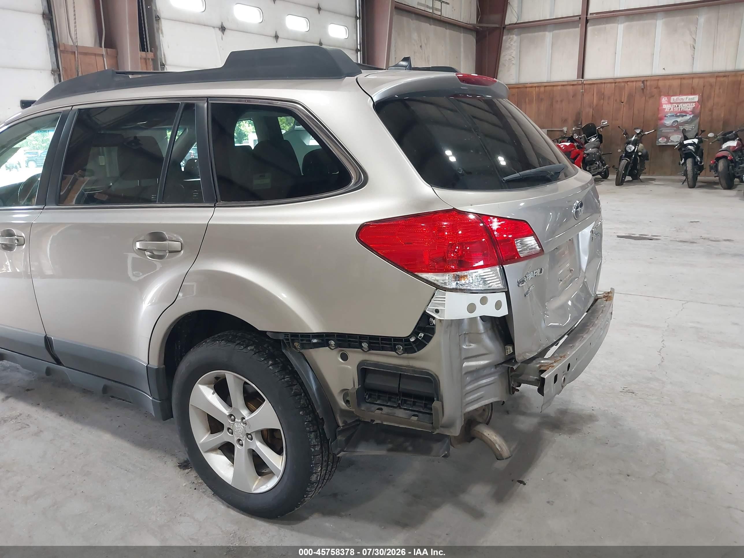2014 Subaru Outback 3.6r Limited Gray vin: 4S4BRDLC5E2210287