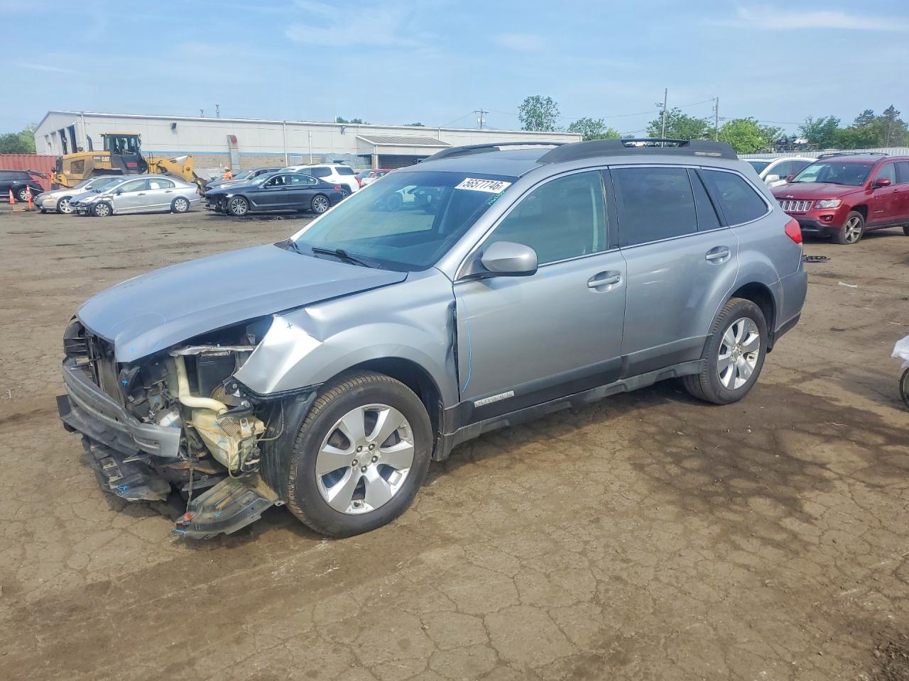 2010 Subaru Outback 3.6r Limited Silver vin: 4S4BRDLC6A2361939