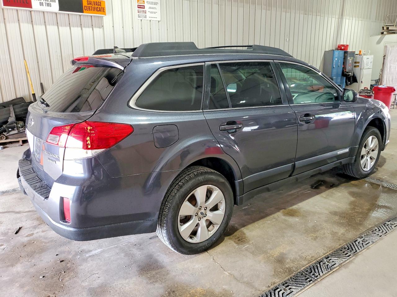 2012 Subaru Outback 3.6r Limited Charcoal vin: 4S4BRDLC6C2222994