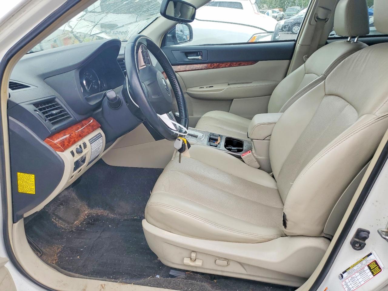2012 Subaru Outback 3.6r Limited Белый vin: 4S4BRDLC8C2292691