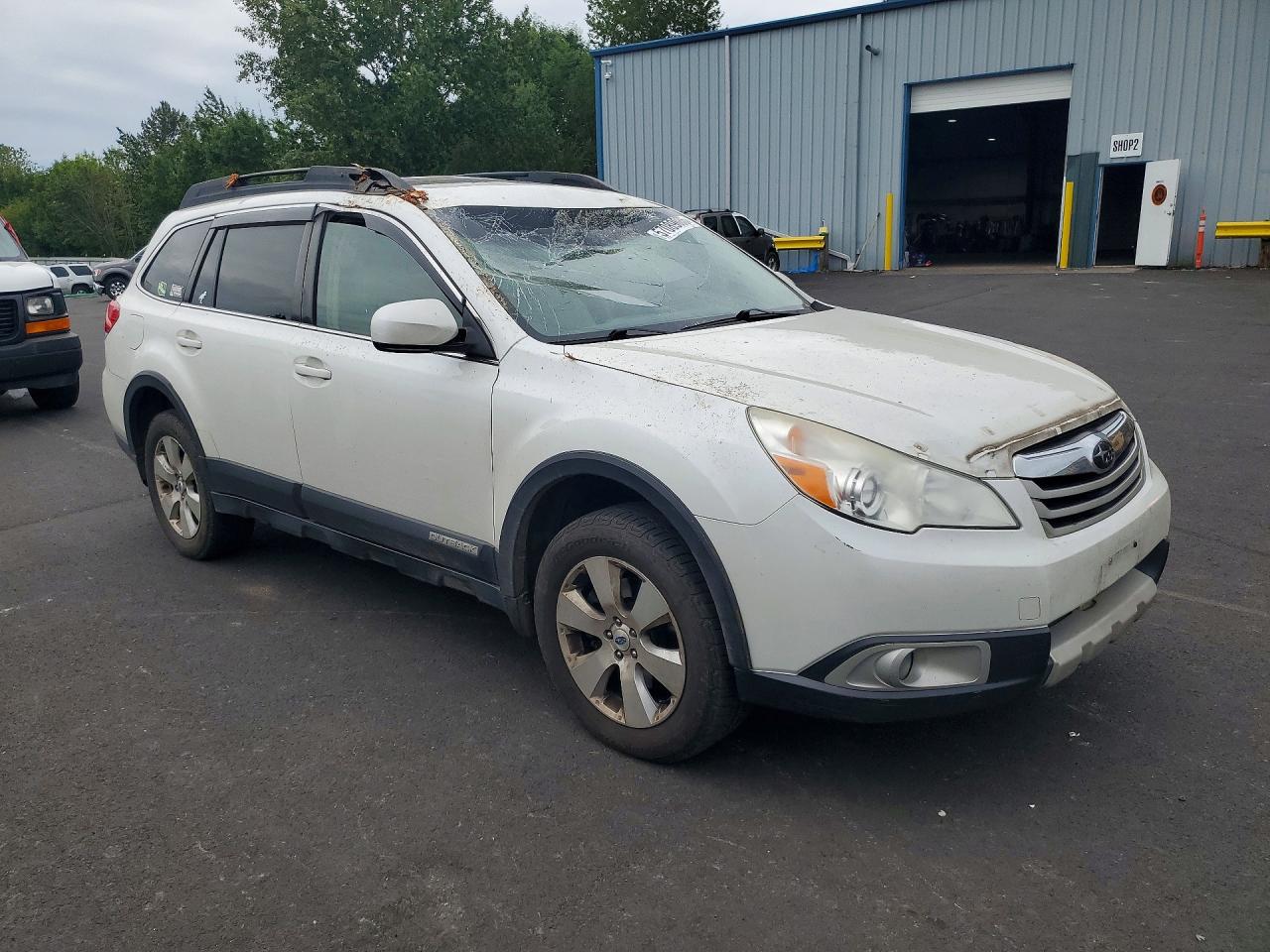 2012 Subaru Outback 3.6r Limited Белый vin: 4S4BRDLC8C2292691