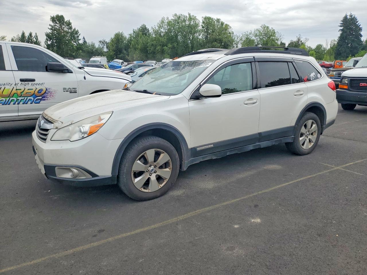 2012 Subaru Outback 3.6r Limited White vin: 4S4BRDLC8C2292691